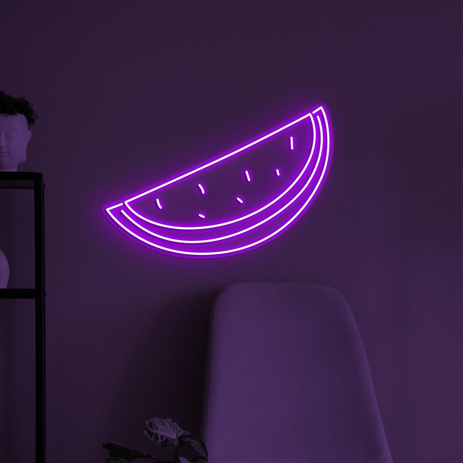 Watermelon Slice Neon Sign, Watermelon LED Light, Fruit Shop Wall Decor, Summer Fruit Wall Art, Home Neon Light, Watermelon Lover Art, Gift