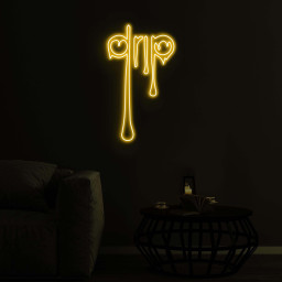 Drip Neon Sign, Drip LED Light, Dripping Paint Neon, Decor for Home, Store, Bar, Club, Drip Wall Decor, Custom Drip Sign, Dripping Wall Art