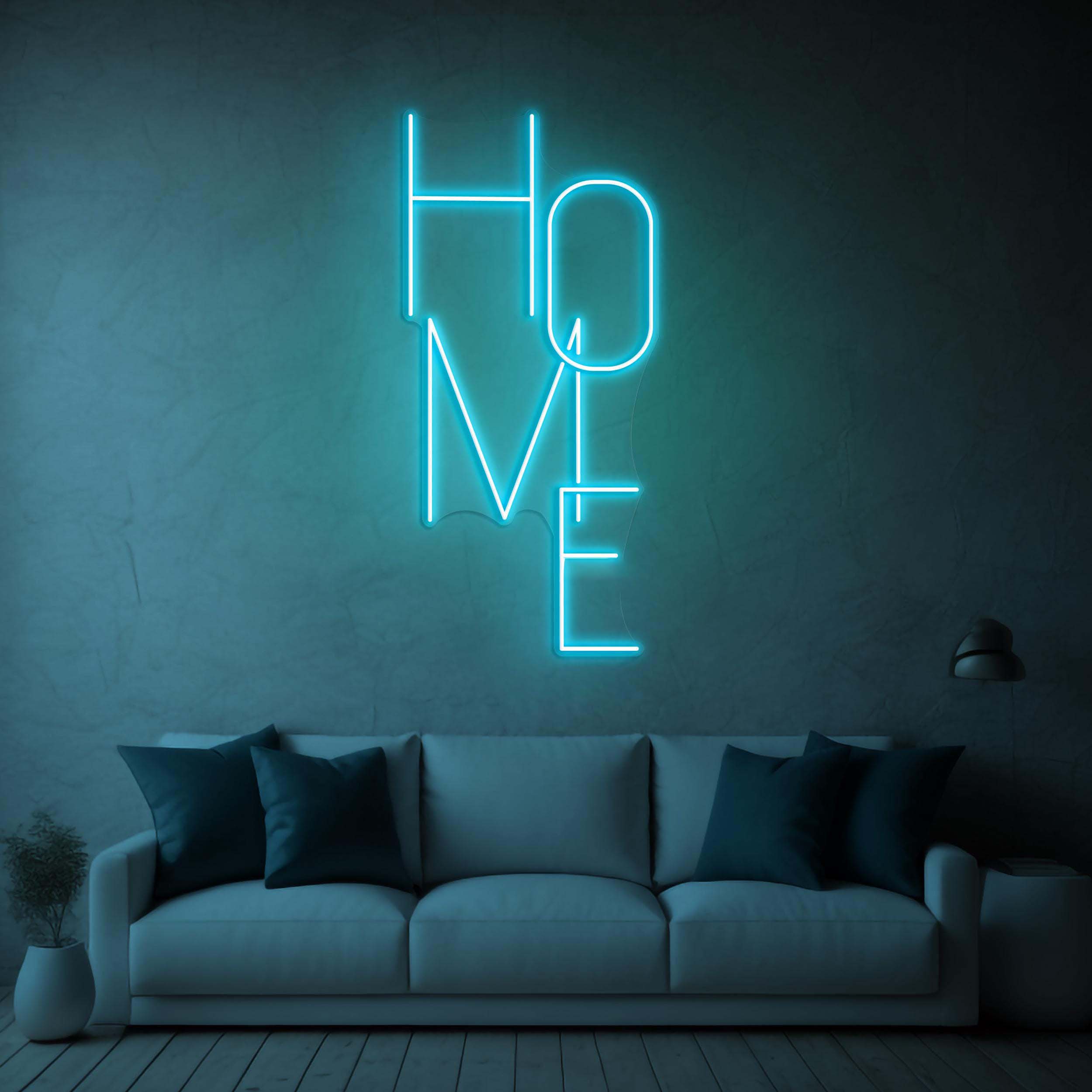 Home Neon Sign, Home LED Light, Home House Warming Wall Art, Custom Neon Sign, Home, Room, Bedroom Decoration, Home Wall Hanging Neon Decor