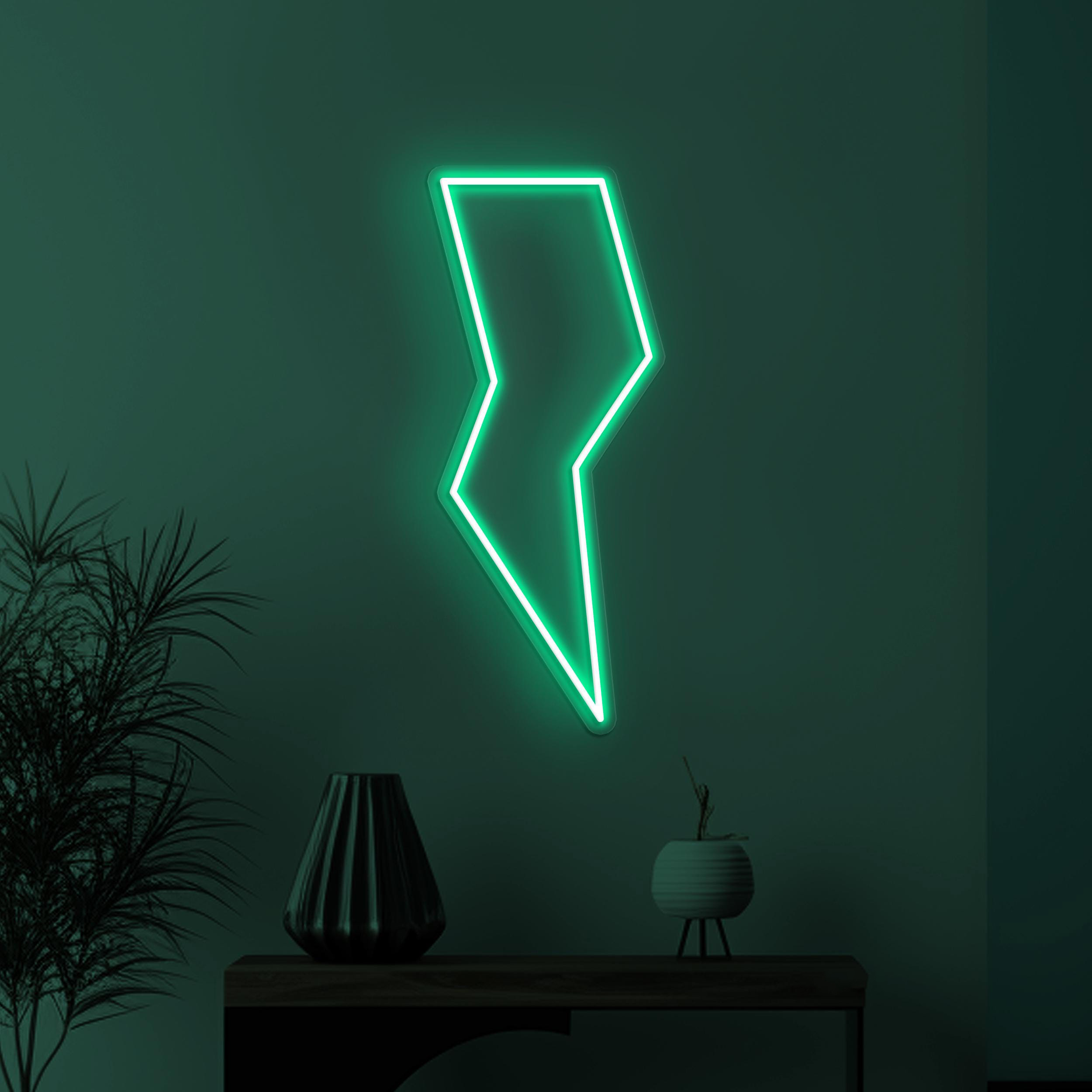 Lightning Neon Sign, Lightning LED Light, Lightning Bolt Wall Art, Game Room Wall Decor, Thunder Led Neon Light, Cafe and Bar Wall Decor
