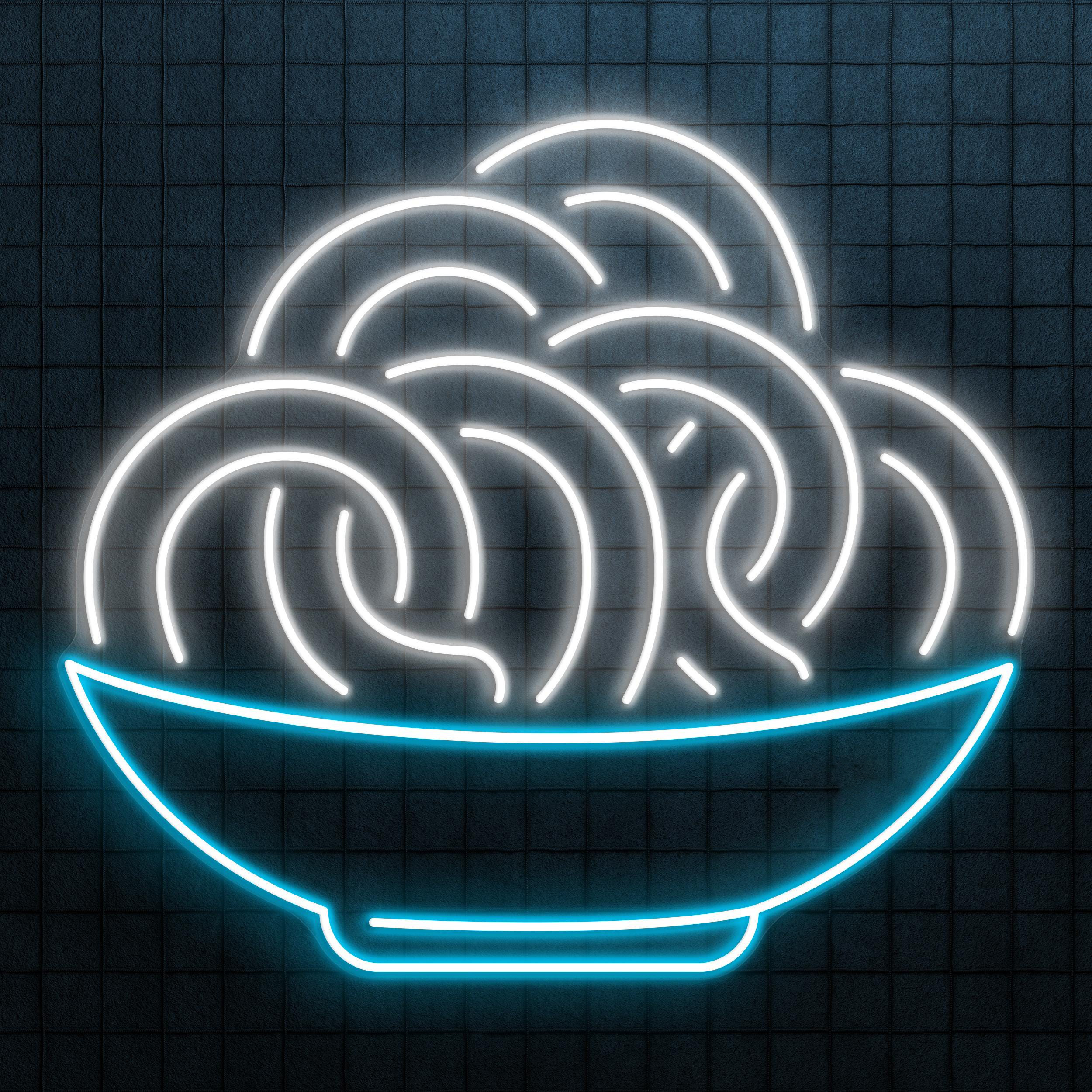 Noodle Bowl Neon Sign, Noodle Bowl LED Light, Ramen Wall Decor, Asian Restaurant Sign, Kitchen Wall Light, Pasta Neon Sign, Ramen Shop Decor