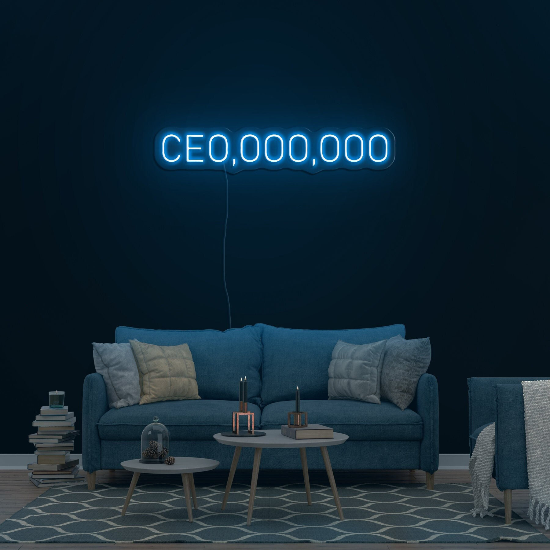 CEO LED Neon Sign, Wall Decor, Room Lighting, Office Art, Busines decor, Neon Light, Gift for Business Professionals, CE0000000,Office decor