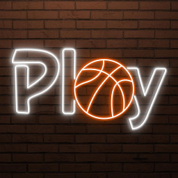 Play Neon Sign, Play LED Light, Basketball Play Wall Decor, Sports Shop Neon Wall Art, Basketball Club Neon Light, Game Room Led Neon Sign