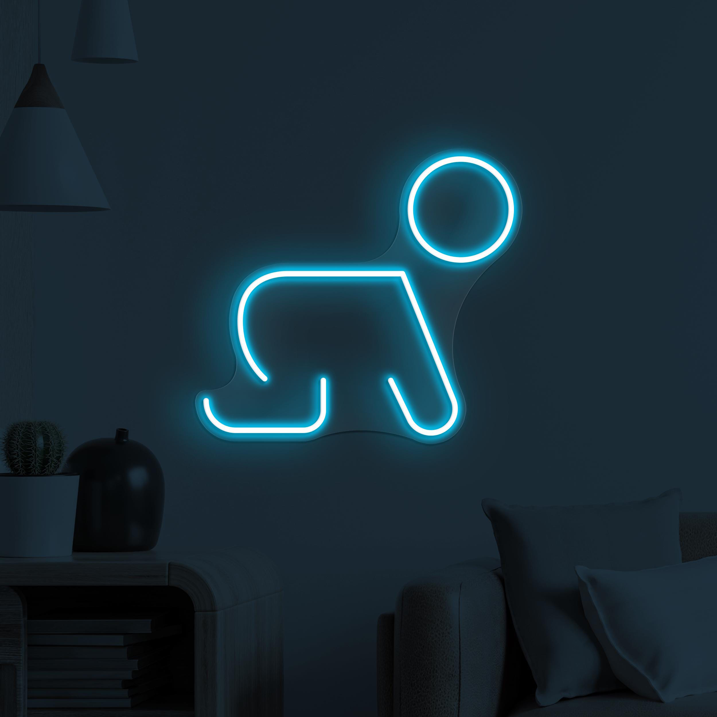 Crawling Baby Neon Sign, Crawling Baby LED Light, Nursery Room Wall Art, Baby Neon Sign, Custom Neon Sign, Home Wall Decor, Baby Room decor