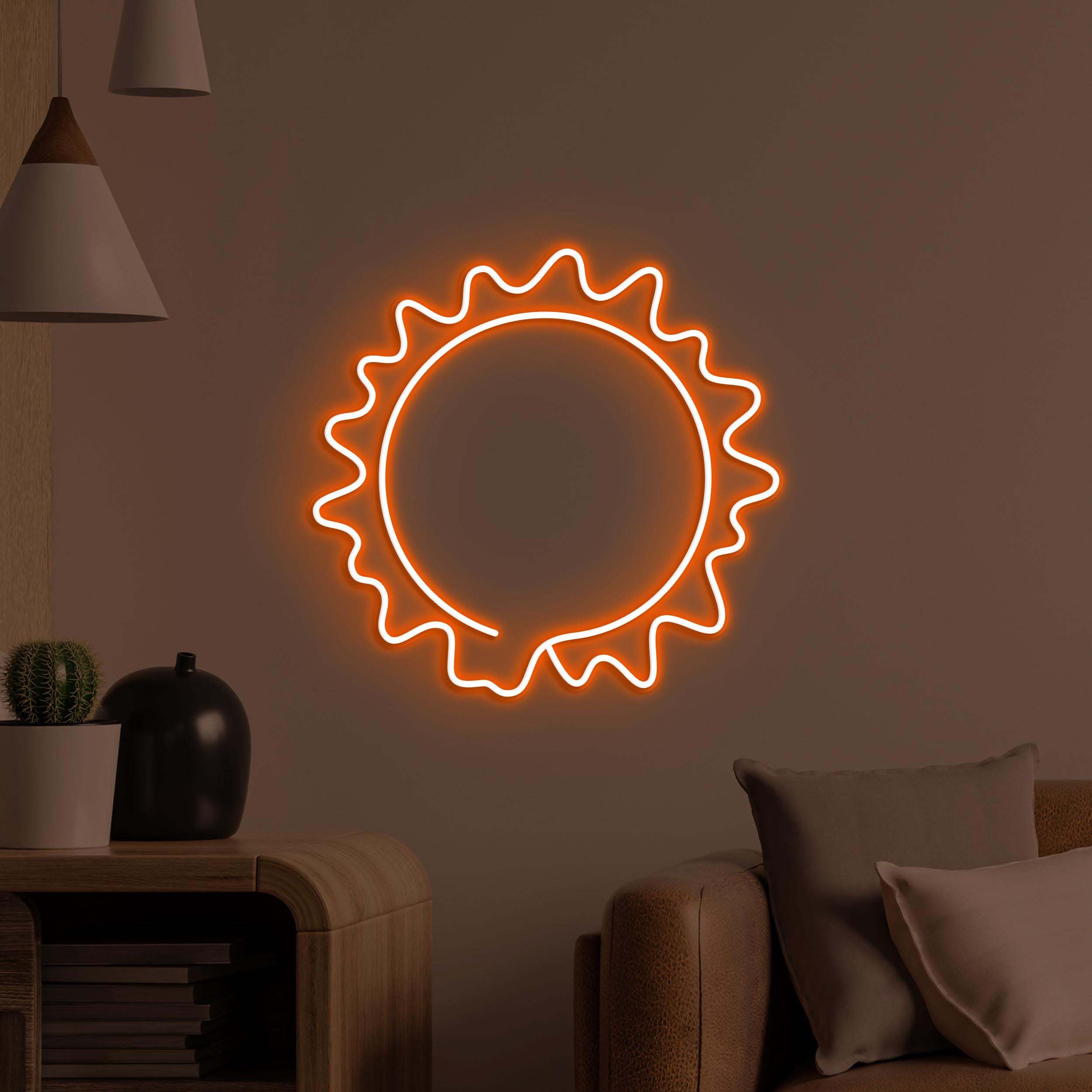 Sun Neon Sign, Sun LED Light, Sunshine Wall Art, Summer Wall Decor, Nursery Room Neon Light, Home Wall Decor, Radiant Sun Led Sign, Led Art