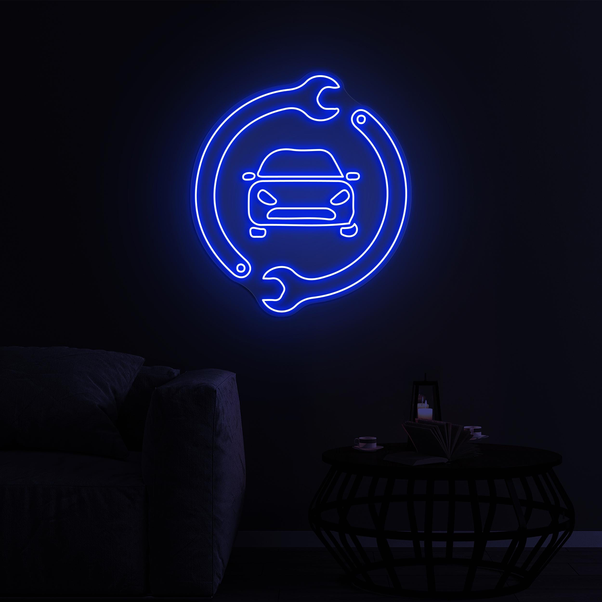 Car Repair Neon Sign, Car Repair LED Light, Auto Repair LED Neon Art, Auto Work Shop Neon Sign, Mechanic LED Sign, Garage Decor Neon Light