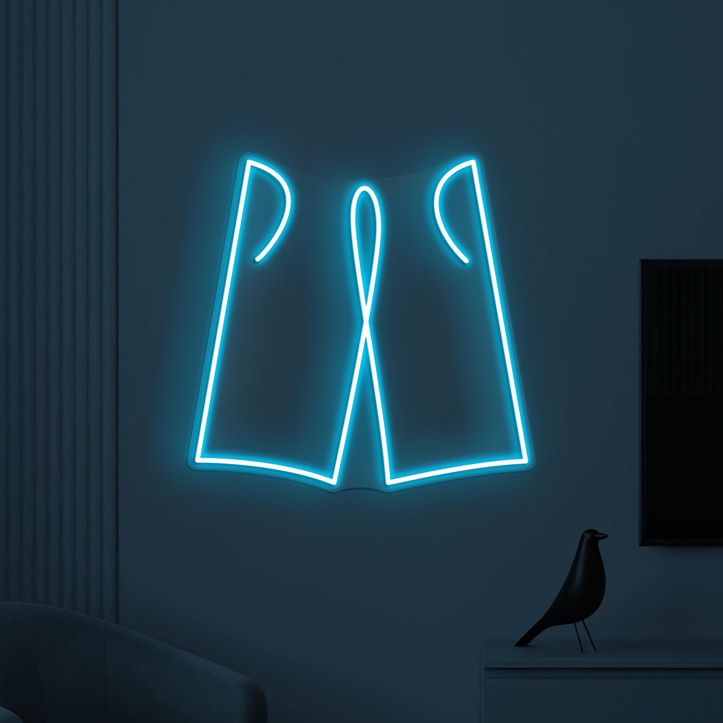 Shorts Neon Sign, Shorts LED Light, Garments Shop Wall Decor, Beach Wall Art, Brand Shop Neon Light, Custom Neon Sign, Boys Room Decor