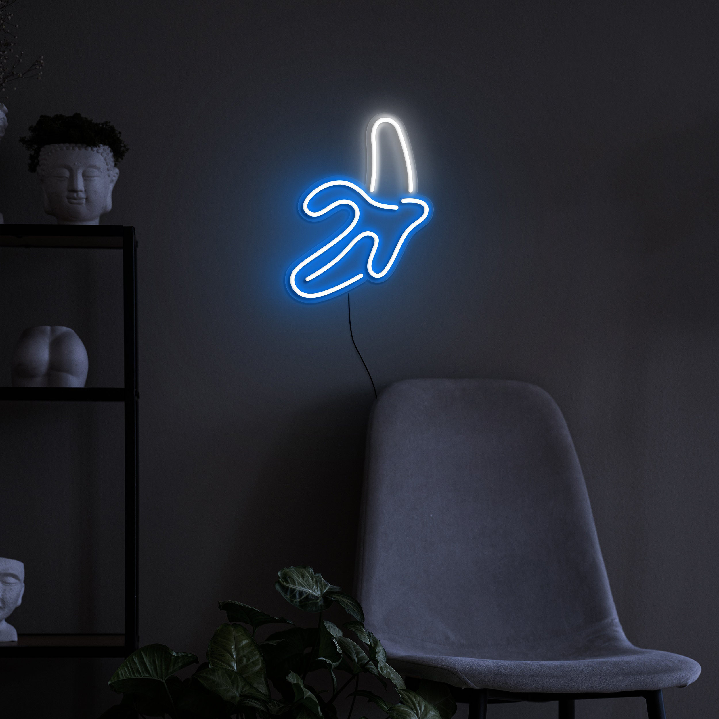 Banana Neon Sign, Banana Wall Décor Light, Banana Fruit Neon Art, Kids' Room, USB Powered Banana Night Lamp, Birthday Party Decoration, Gift