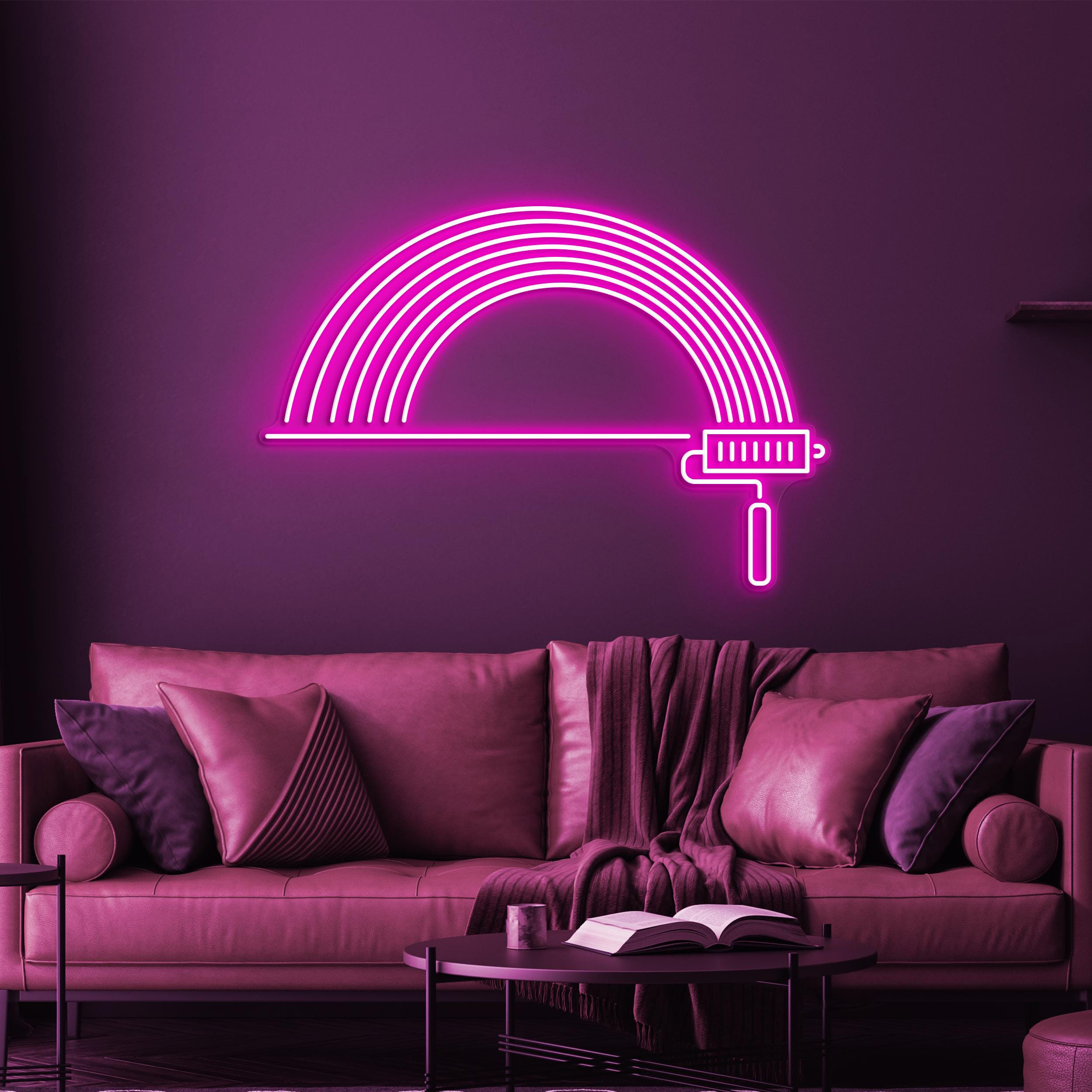 Rainbow Neon Sign, Rainbow LED Light, Rainbow led Wall Decor, Colorful Wall Decor, Kids Room Wall Art, Custom Neon Sign, Home Wall Decor