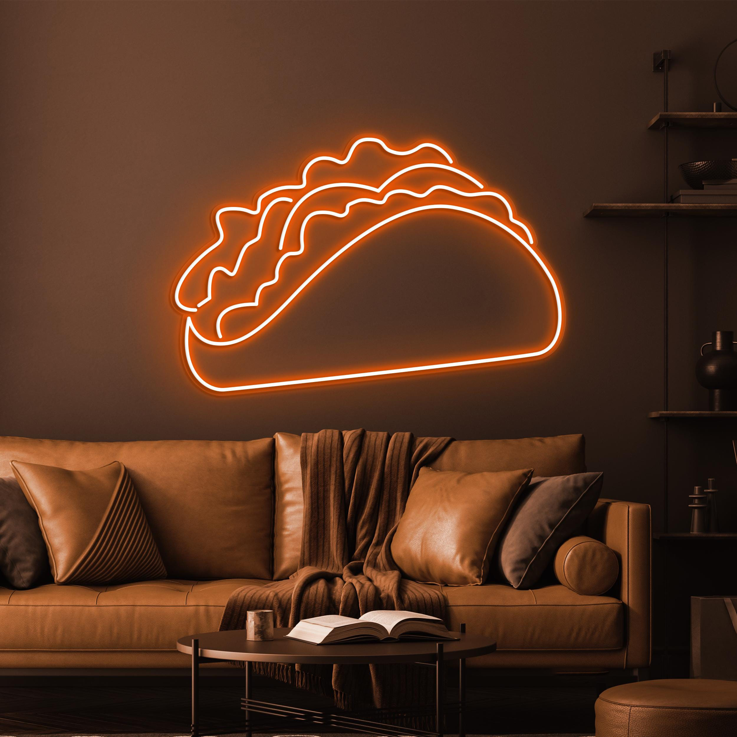 Taco Neon Sign, Mexican Food Neon Light, Taco Wall Art, Restaurant Neon Sign, Tacos LED Light, Street Food Neon Sign, Taco Neon Wall Art
