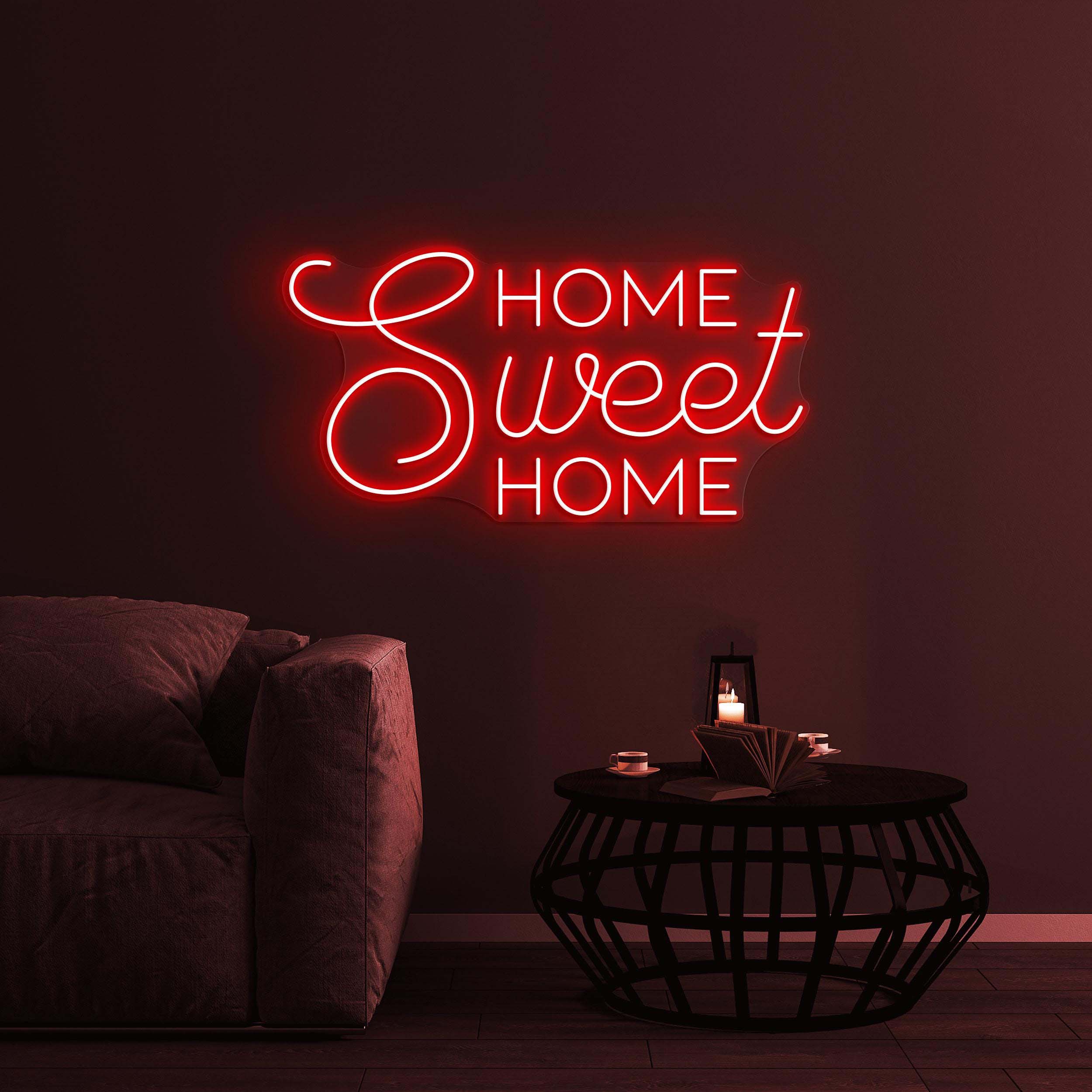 Home Sweet Home Neon Sign, Home Sweet Home LED Light, Sweet Home Wall Decor, Home, Bedroom, Party Decor, Housewarming Gift, Living Room Art
