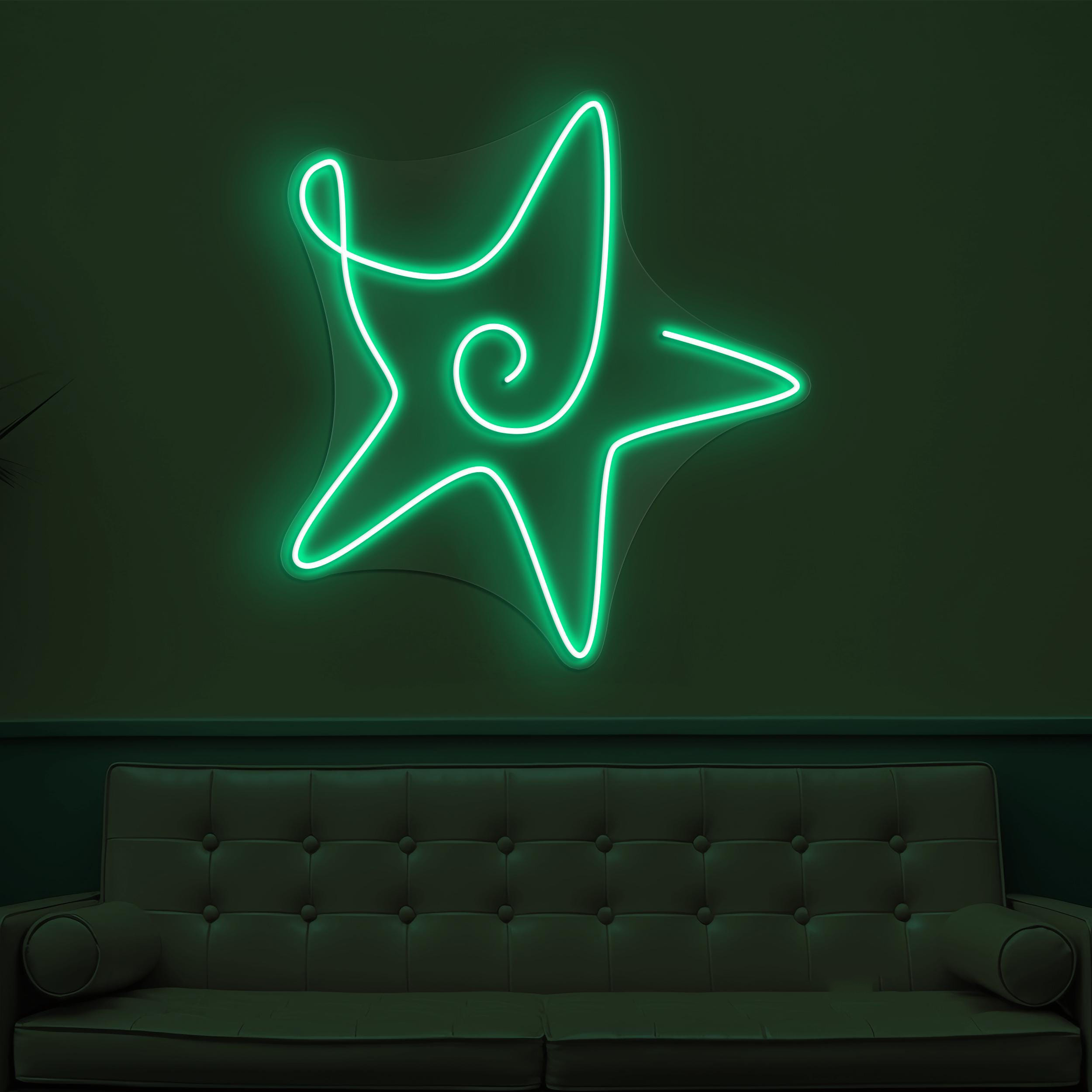 Star Neon Sign, Star LED Light, Kids Room Wall Decor, Led Night Wall Art, Home Neon Light, Bedroom Led Sign, Restaurants Led Neon Light