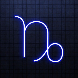 Capricorn Neon Sign, Capricorn LED Light, 3D Printed Wall Decor, Horoscope LED Neon Sign, Astrology Zodiac Wall Art, Zodiac Symbols Decor