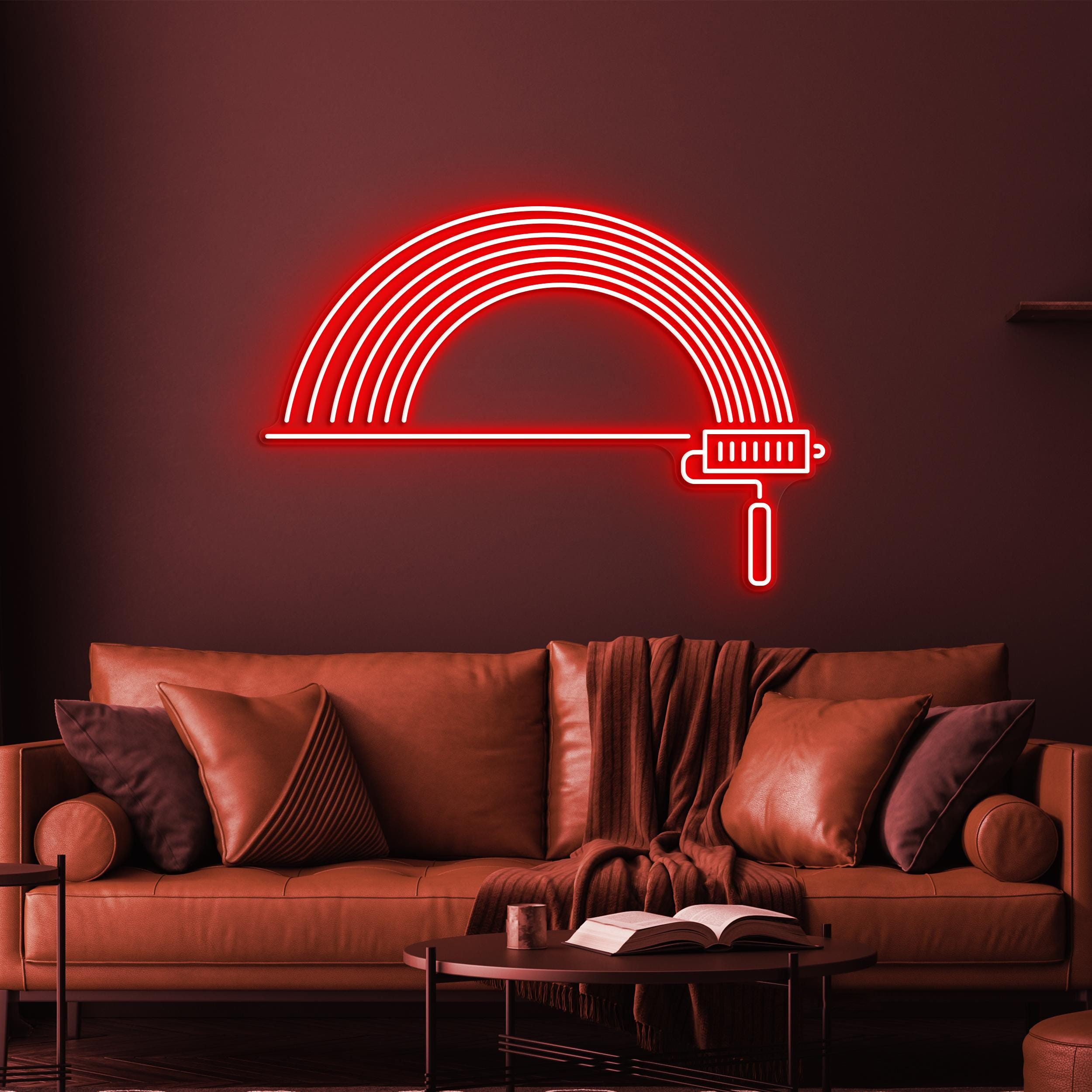 Rainbow Neon Sign, Rainbow LED Light, Rainbow led Wall Decor, Colorful Wall Decor, Kids Room Wall Art, Custom Neon Sign, Home Wall Decor