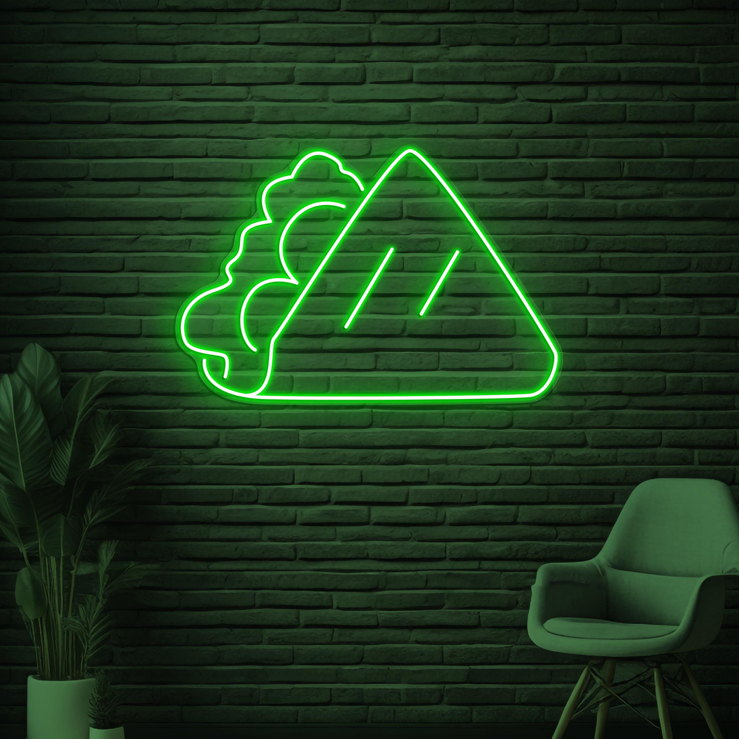 Tacos Sandwich Neon Sign, Tacos Sandwich LED Light, Kitchen Wall Decor, Cafe Neon Wall Art, Mexican Food Neon Art, Sandwich Lover's Sign