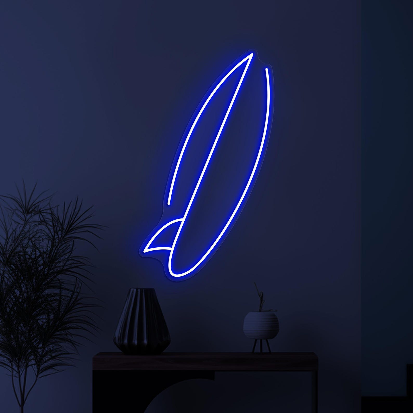 Surfboard Neon Sign, Surfboard LED Light, Summer Vibes Neon Art, Beach Wall Decor, Beach Party Neon Light, Sea Surfboard Sign, Ocean Lover