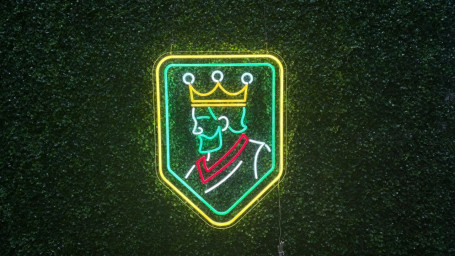 King Shield Neon Sign, Knightly Neon Art, Wall Decor, Room Decor, LED Wall Decor for Game Rooms and Man Caves, Wall Art for Home or Office
