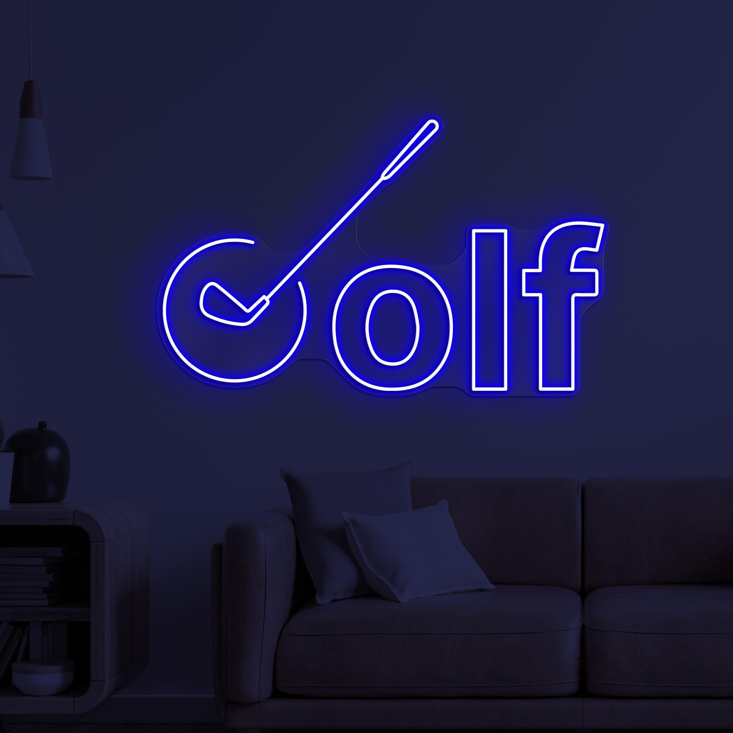 Golf Neon Sign, Golf LED Light, Golf Logo Wall Decor, Sports Shop Wall Art, Game Room Neon Light, Golf Club Neon Sign, Golf Lover Gift Idea