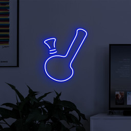 Bong Neon Sign, Bong LED Light, Smoke Shop Wall Art, Dorm Room Wall Decor, Home Neon Light, Cafe and Bar Neon Decor, Game Room Neon Decor