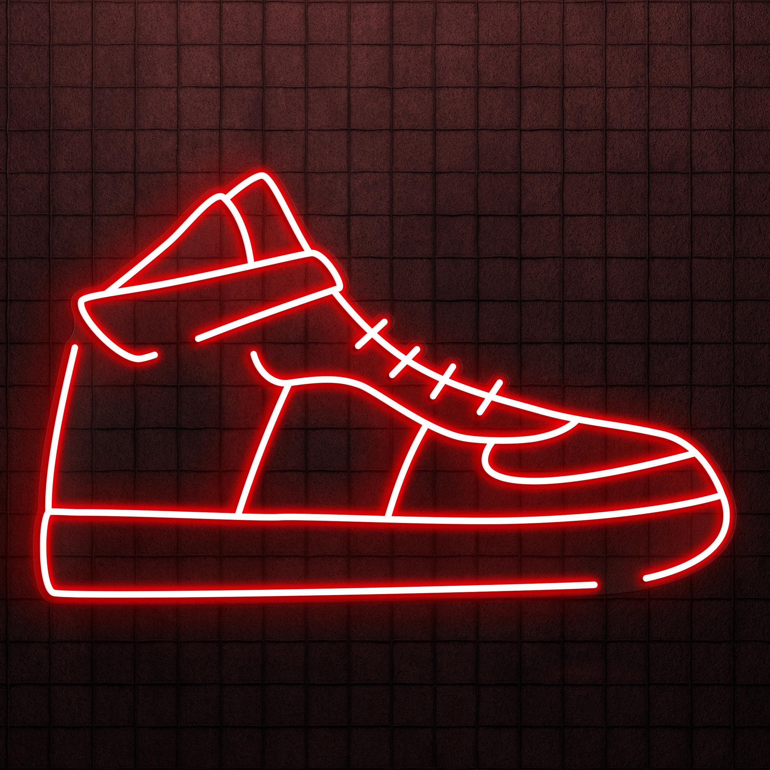 Sneakers Neon Sign, Sneakers LED Light, Shoes Wall Art, Sneakers Shop Wall Decor, Business Logo Sign, Sports Shoe Decor, Sports Lover Gift