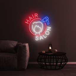 Hair Salon Neon Sign LED Light for Salon Decoration, Shop Decor, Hair Salon Wall Art, Neon Sign for Beauty Salons, Shop Decor, Gift Idea