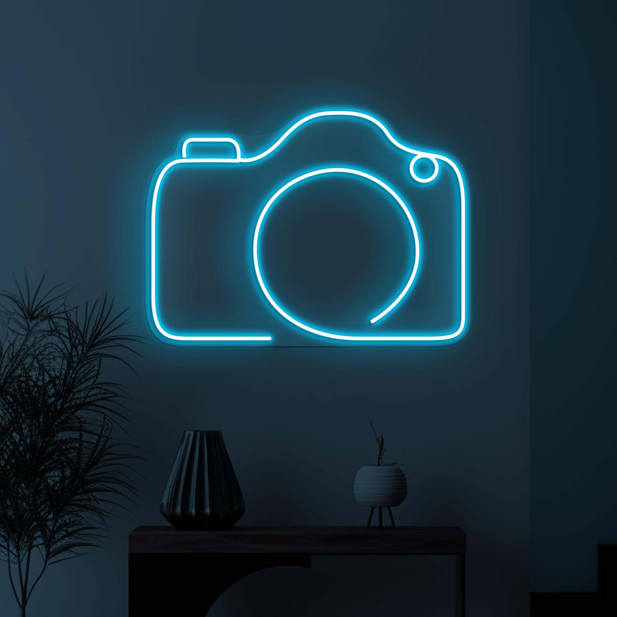 Camera Neon Sign, Camera LED Light, Photography Wall Decor, Kids Room Wall Art, Photo Studio Neon Light, Photographer Gift, Birthday Decor