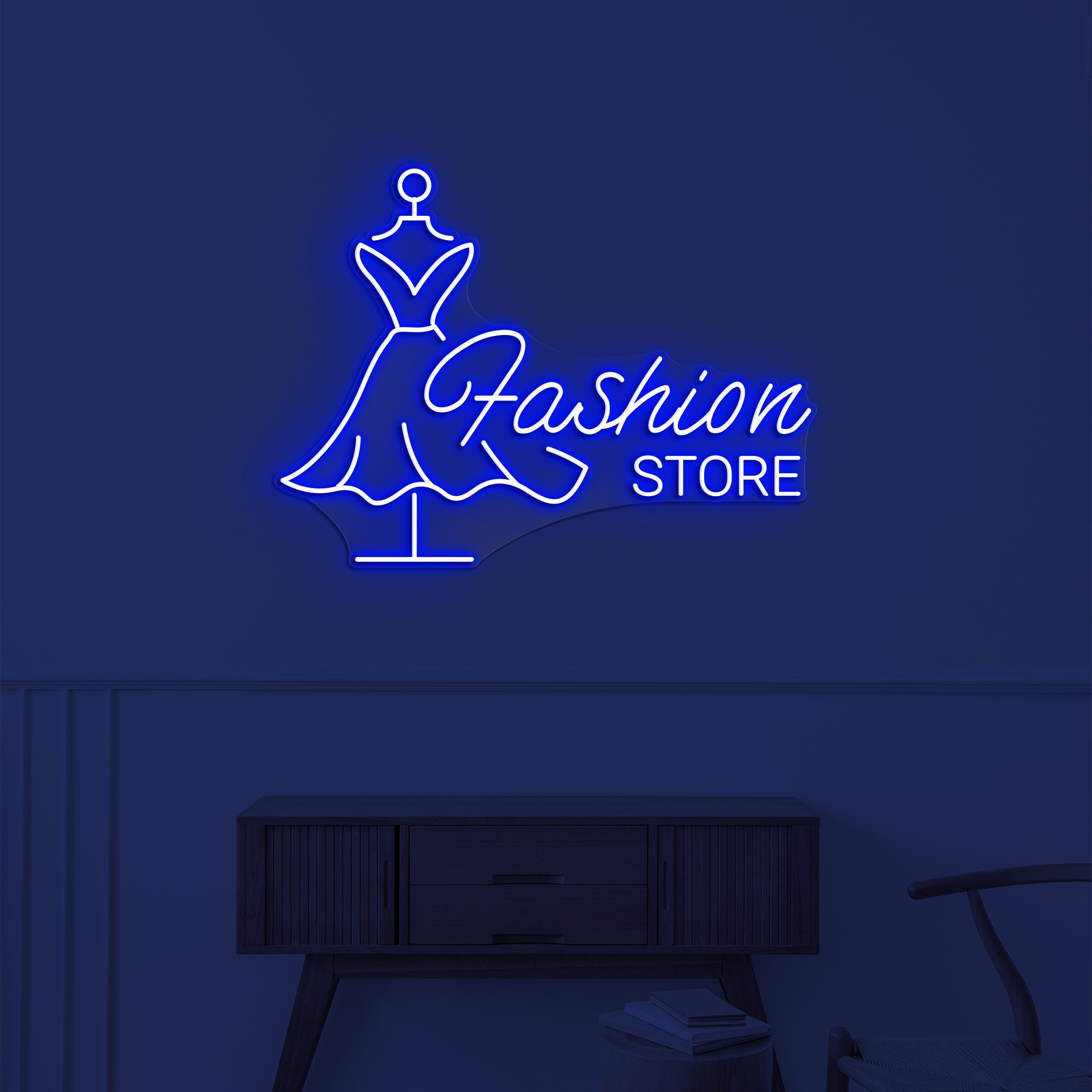 Fashion Store Neon Sign, Fashion Store LED Light, Boutique Wall Decor, Fashion Shop Wall Art, Custom Neon Sign Art, Girls Shop Wall Decor