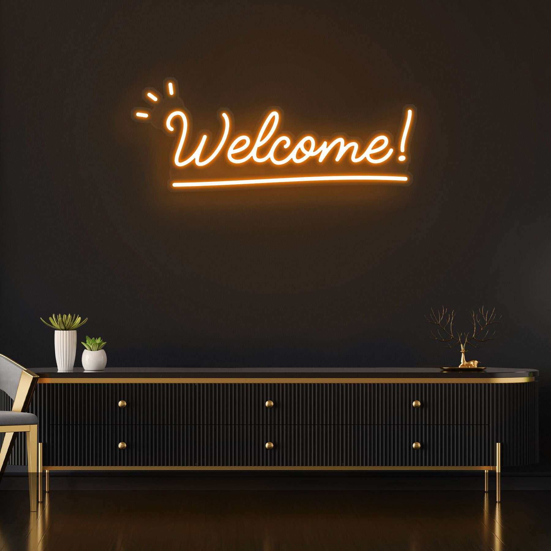 Welcome Neon Sign, LED Wall Decor, Shop Restaurant Room Decoration, Custom LED Neon Sign, Birthday Gift, Neon Sign Wall Decor, Neon Sign