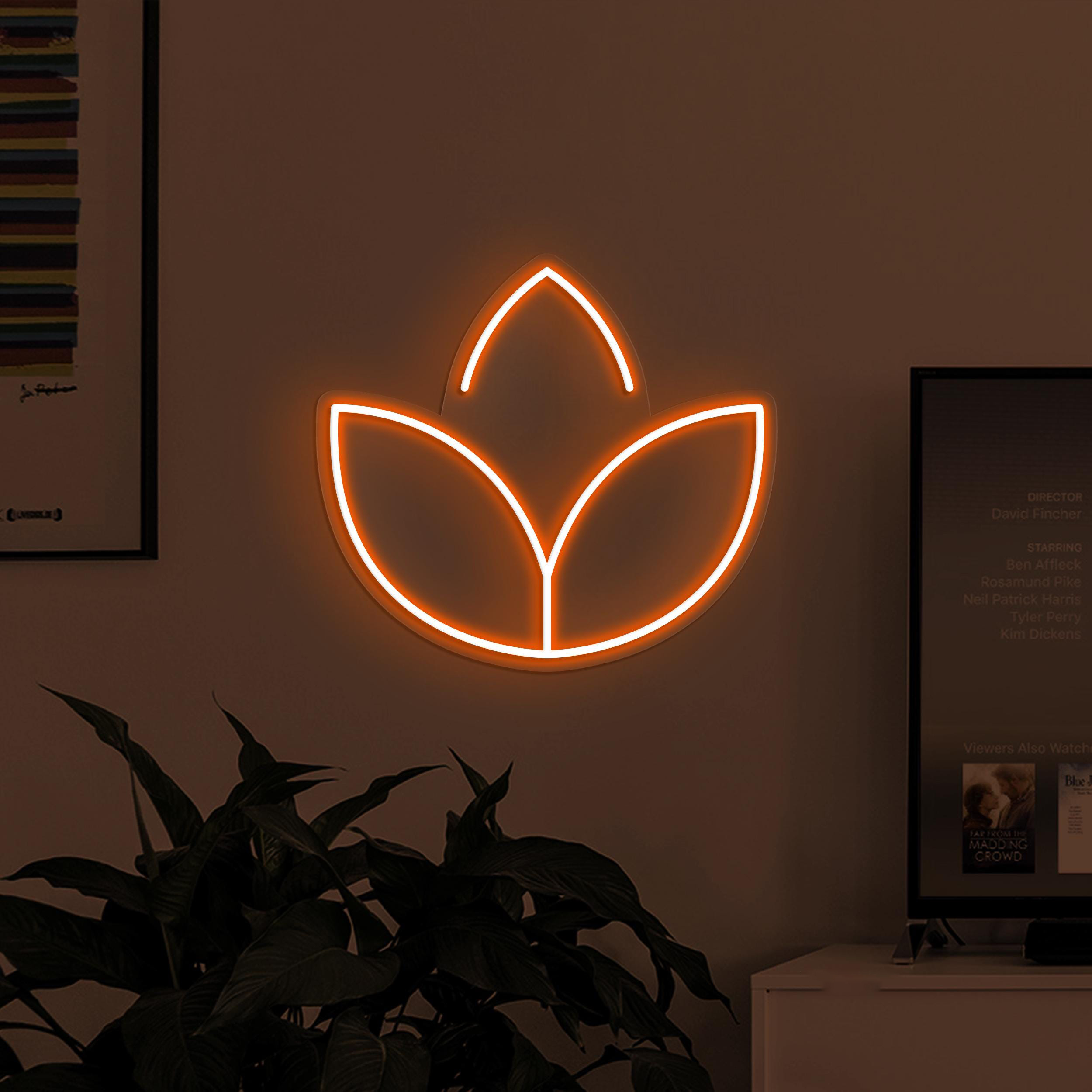 Tulip Neon Sign, Tulip LED Light, Tulip Flower Wall Art, Neon Art Decor for Home, Party and Birthday, Gift for Couple, Wedding Neon Light