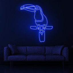 Toucan Neon Sign, LED Toucan Bird Light for Tropical Vibes, Home Decor, Parties, Gifts for Nature Lovers, Kids Room Decor, Toucan LED Sign