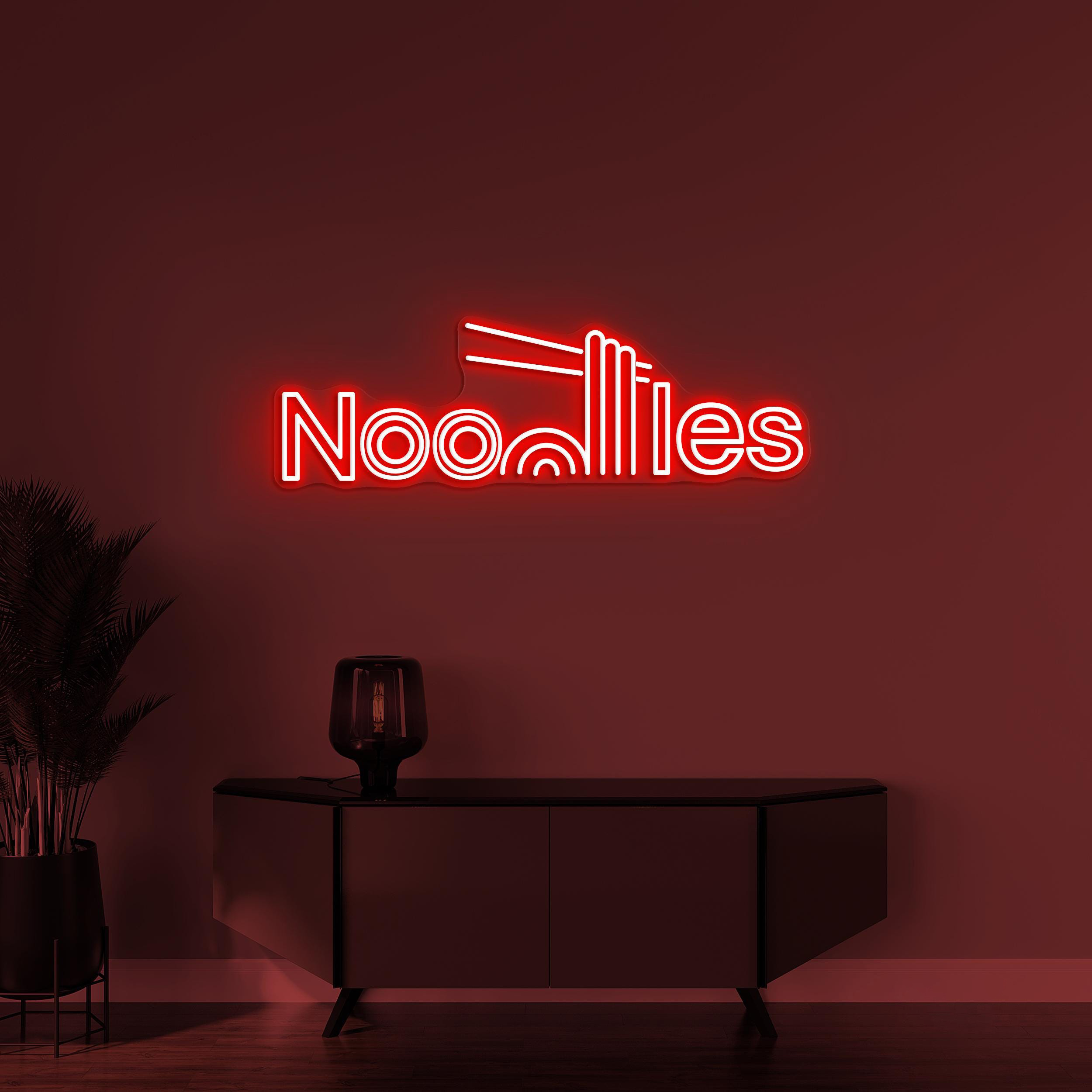 Noodles Neon Sign, Noodles LED Light, Noodles Logo Wall Decor, Kitchen Wall Art, Noodle Shop Neon Light, Asian Restaurant Sign, Noodle Lover