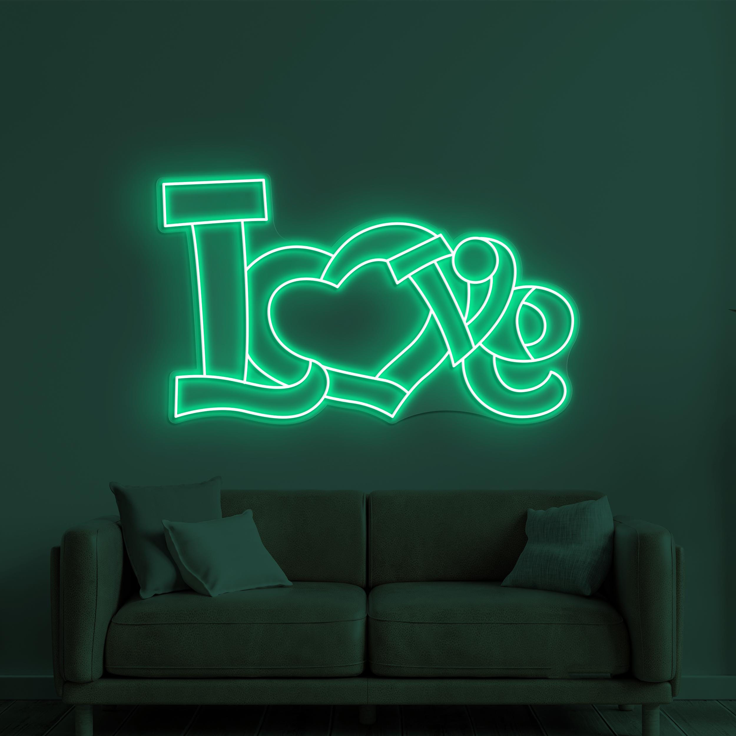 Love Neon Sign, Love LED Light, Love Logo Wall Art, Wedding Party Decor, Couple Neon Light, Romantic Neon Sign, Custom Neon Art, Couple Gift