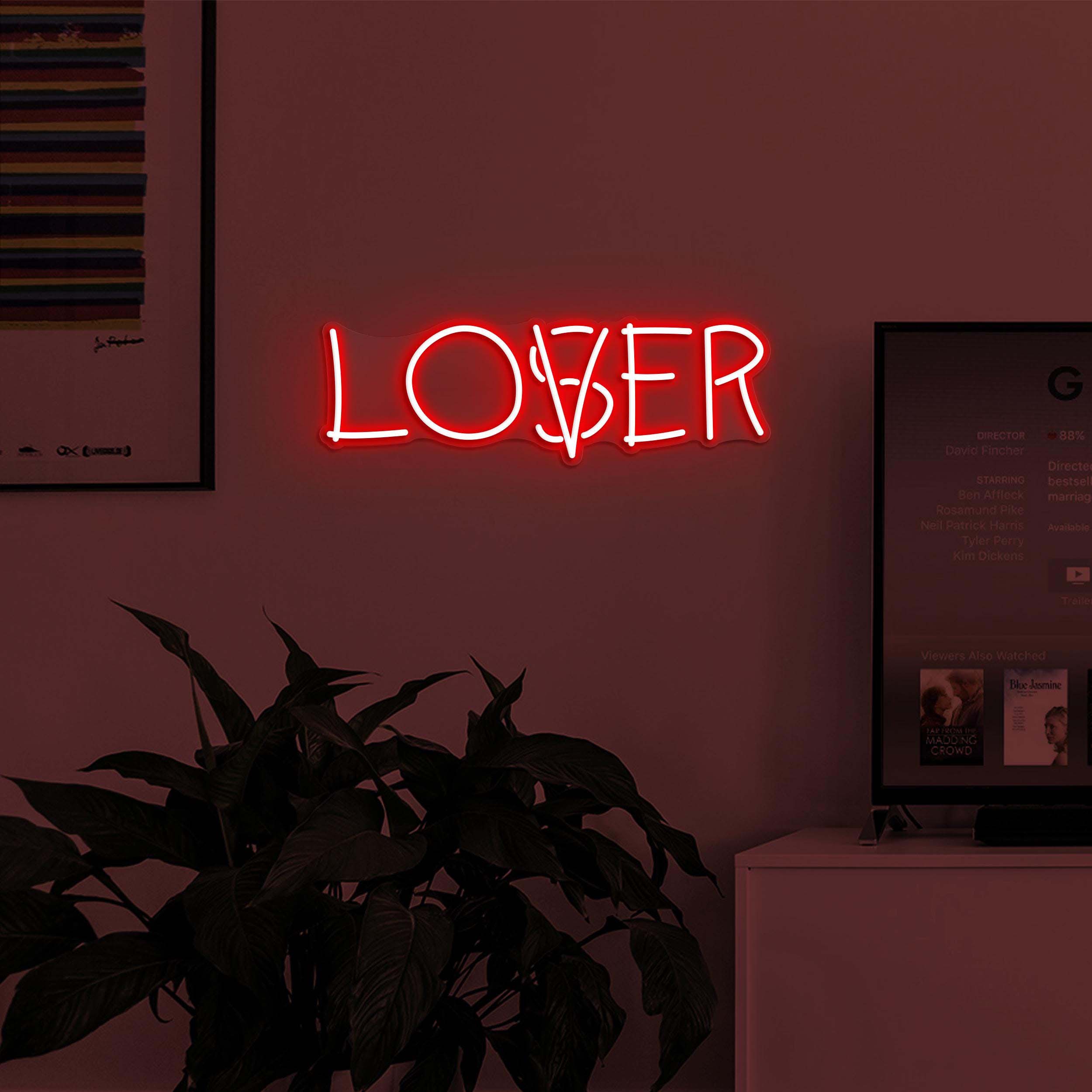 Loser Neon Sign, Lover LED Light, Gamer Wall Decor, Lover Wall Art, Personalized Neon Sign, Office Wall Light, Motivational Neon Light, Gift