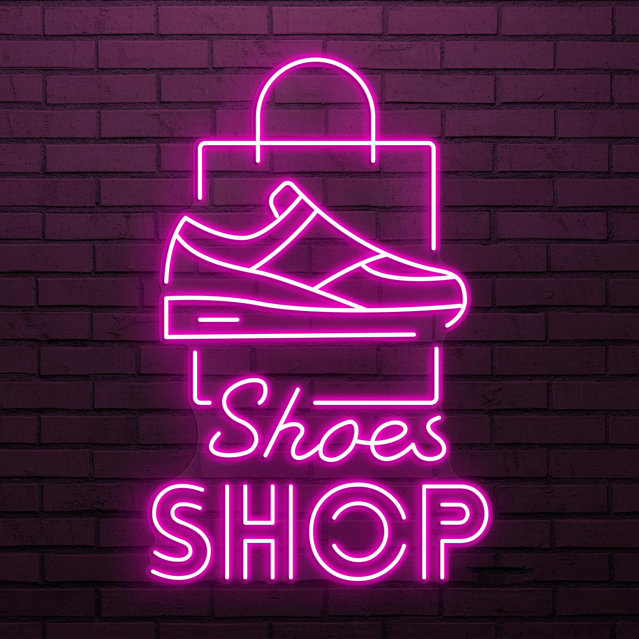 Shoes Shop Neon Sign, Shoes Shop LED Light, Business Logo Wall Decor, Shoe Store Neon Light, Custom Neon Sign, Sneakers Shop Neon Decor