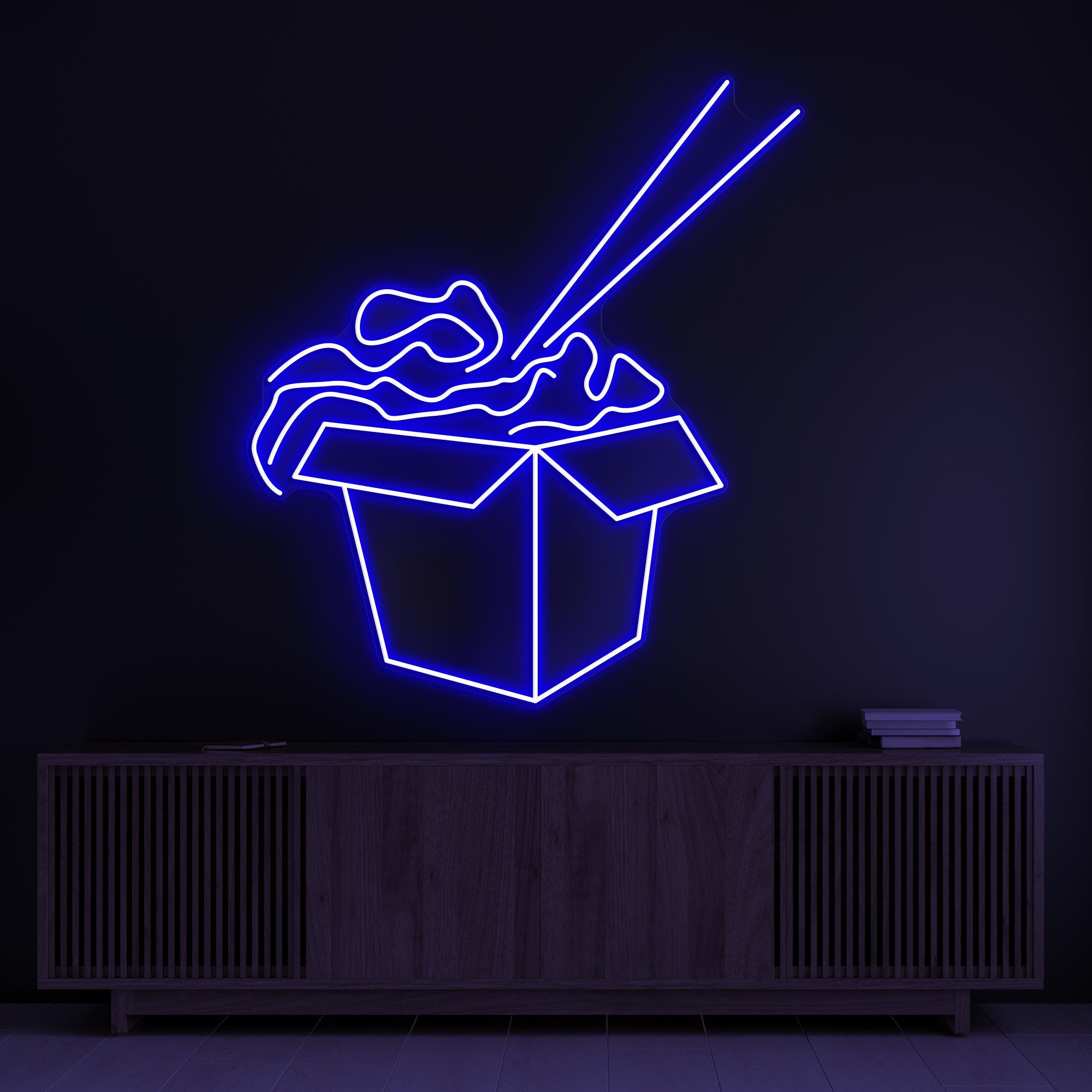Ramen Box Neon Sign, Ramen Box LED Light, Noodle Wall Decor, Asian Food Neon Sign, Ramen Shop Wall Sign, Chinese Restaurants Neon Decor