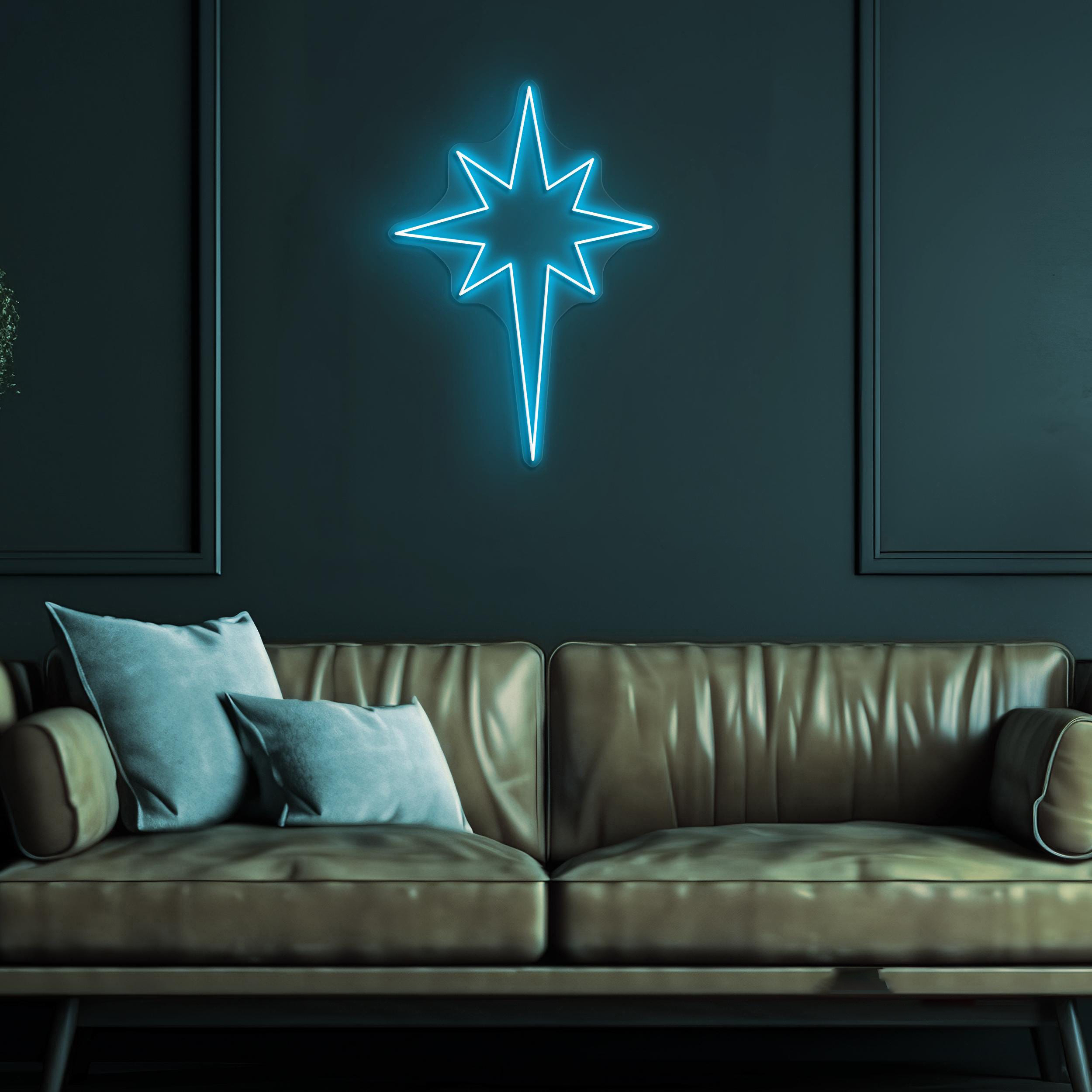 Star Neon Sign, Star LED Light, Bedroom Wall Decor, Star Neon Art, Home Wall Decor, Kids Room Neon Light, Cafe, Bar Led Light, Gift Idea