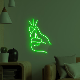 Finger Heart Neon Sign, Finger Heart LED Light, Korean Love Wall Decor, Wedding Party Wall Art, I Love You Neon Sign, Neon Gift for Couple