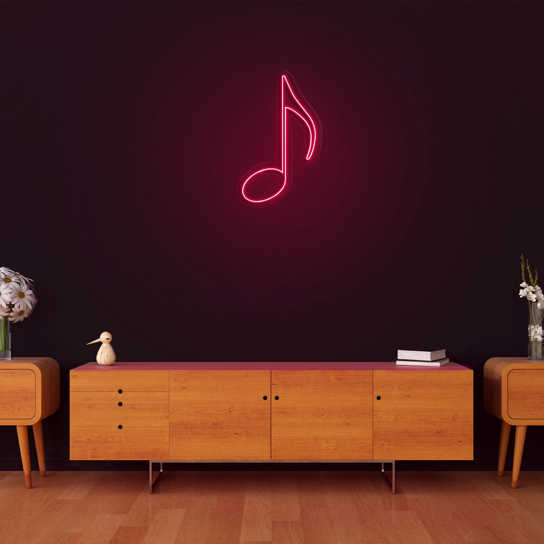 Musical Note Neon Sign, Music Note Light, Wall Decor for Music Studio, Bar, Club, LED Room Lighting, Music Theme Decor, Gift for Music Lover