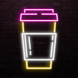 Coffee Cup Neon Sign, Coffee Cup LED Light, Coffee Shop Wall Art, Cafe and Bar Neon Light, Kitchen Wall Decor, Takeaway Coffee Neon Art