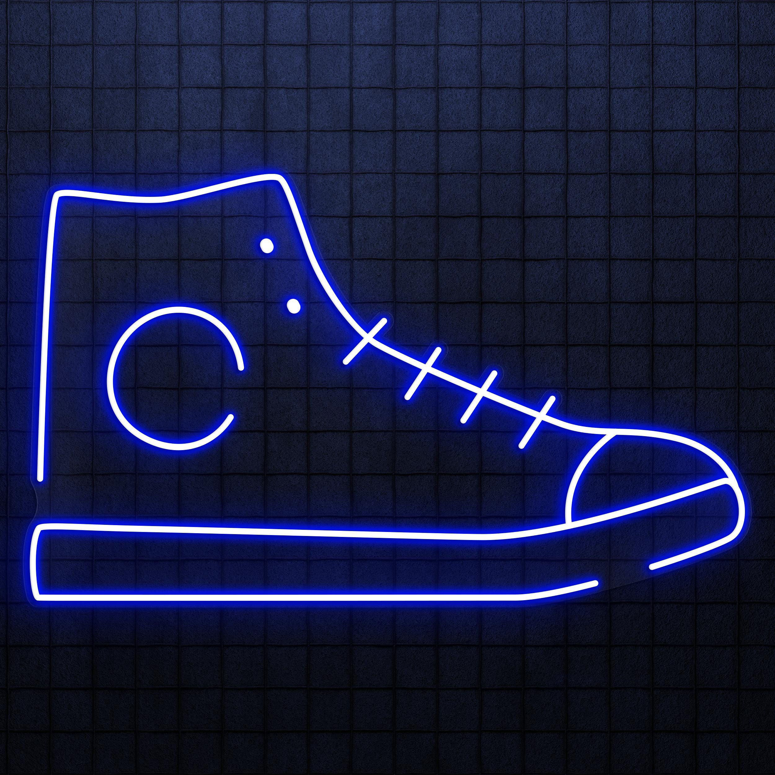 Sneakers Neon Sign, Sneakers LED Light, Footwear Wall Decor, Shoes Shop Wall Art, Shoes Business Logo Sign, Home Wall Decor, Sports Lover