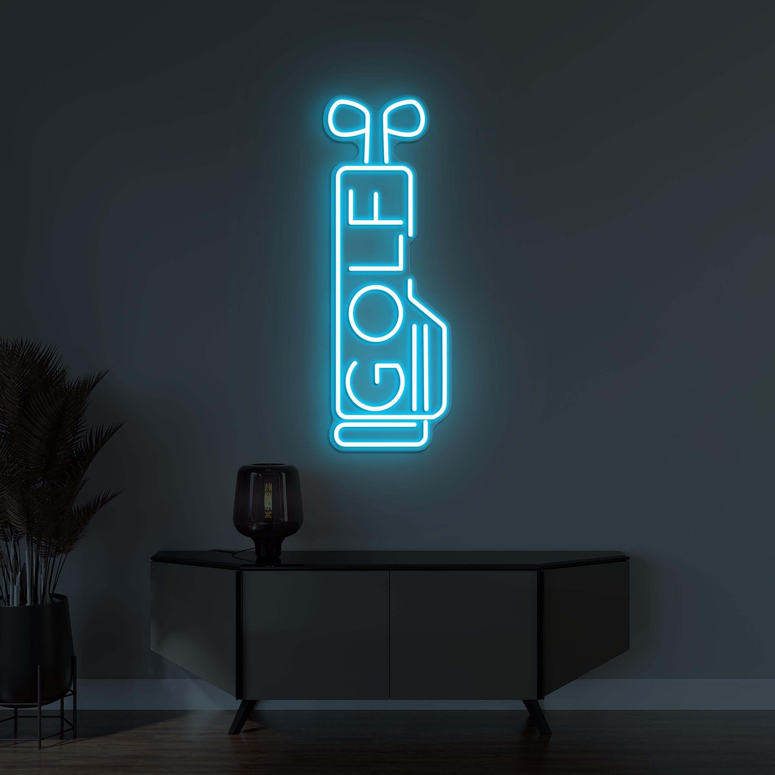 Golf Neon Sign, Golf LED Light, Golf Logo Wall Decor, Golf Club Wall Art, Sports Shop Wall Sign, Game Room Wall Decor, Golf Bag Neon Art