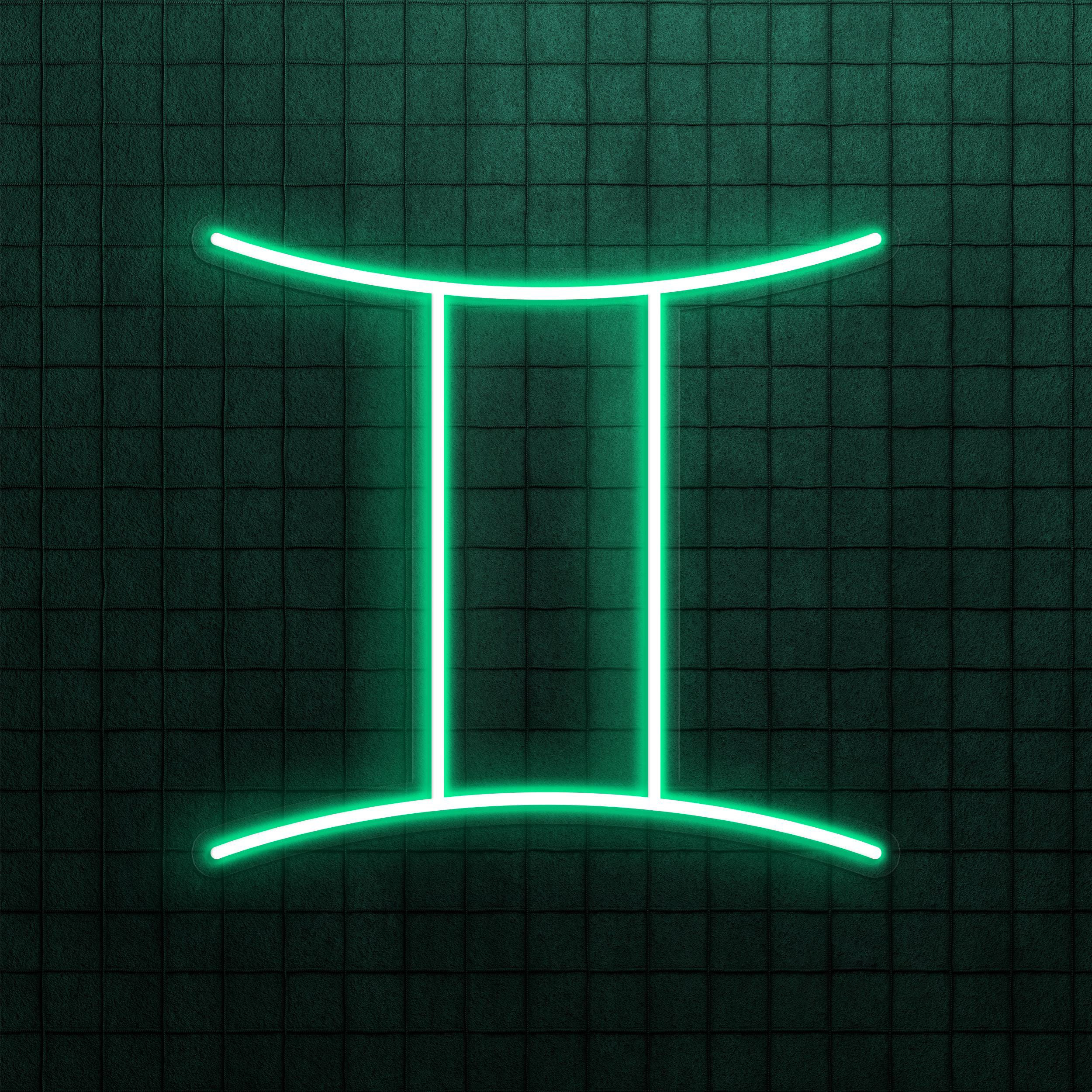 Gemini Neon Sign, Gemini Led Neon Light, Gemini Zodiac Wall Decor, Decor for Studio, Cafe, & Bar, Home Wall Art, Elements of the Zodiac Sign