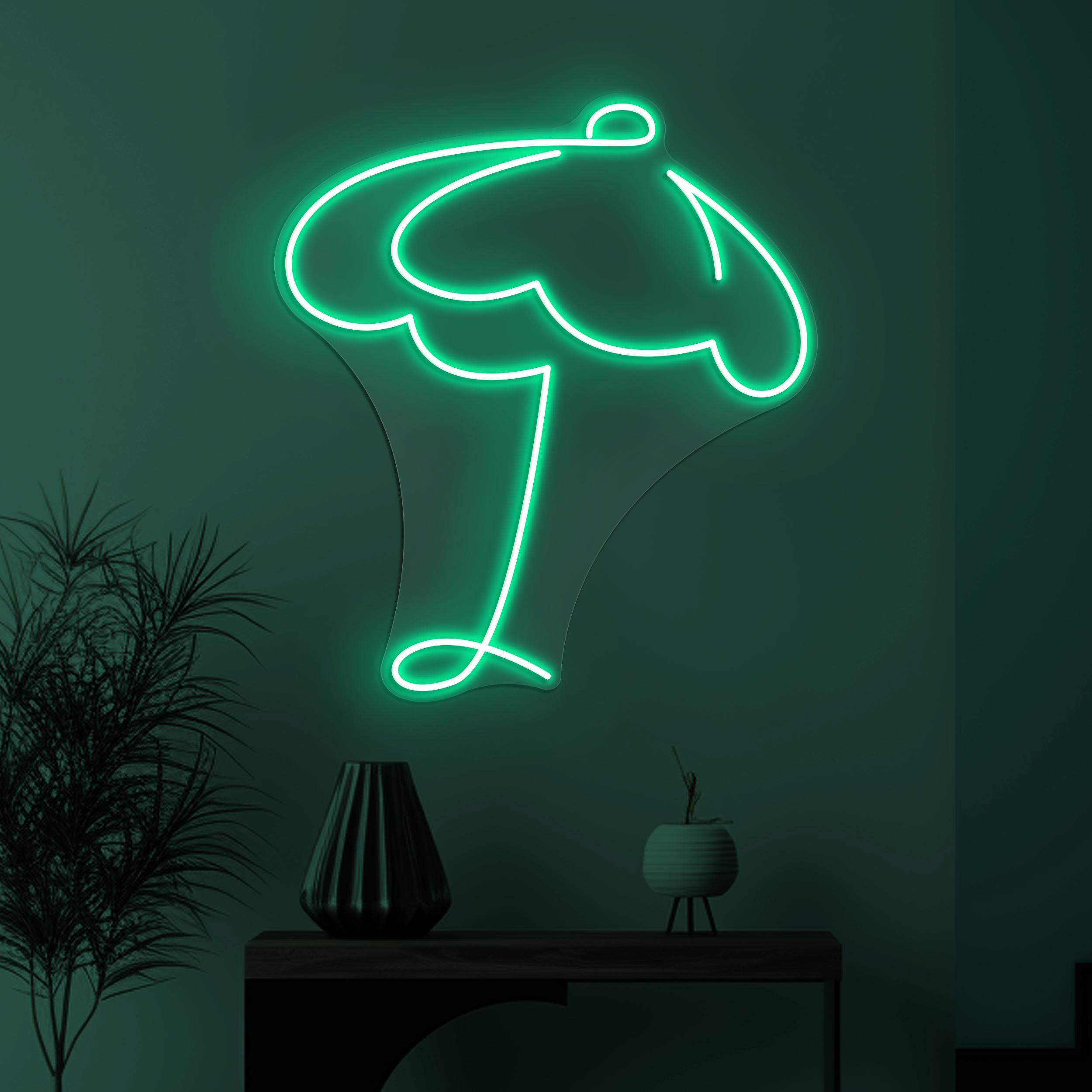 Umbrella Neon Sign, Umbrella LED Light, Rainy Day Wall Decor, Beach Umbrella Wall Art, Home Neon Light, Beach Vibes Sign, Kids Room Decor