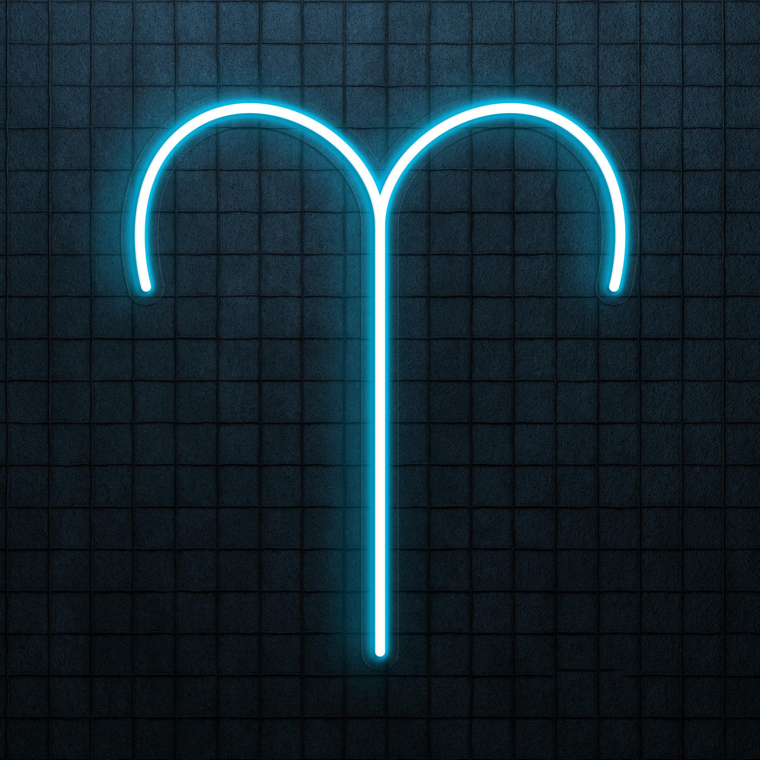 Aries Neon Sign, Aries LED Light, Aries Symbol Wall Decor, Custom Neon Sign, Home Wall Art, Horoscope Sign for Bar & Studio Wall Decor, Gift