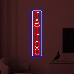 Tattoo Neon Sign, Tattoo LED Light, Tattoo Shop Wall Art, Tattoo Center Wall Decor, Tattoo Business Logo Sign, Tattoo Artist Room Decor