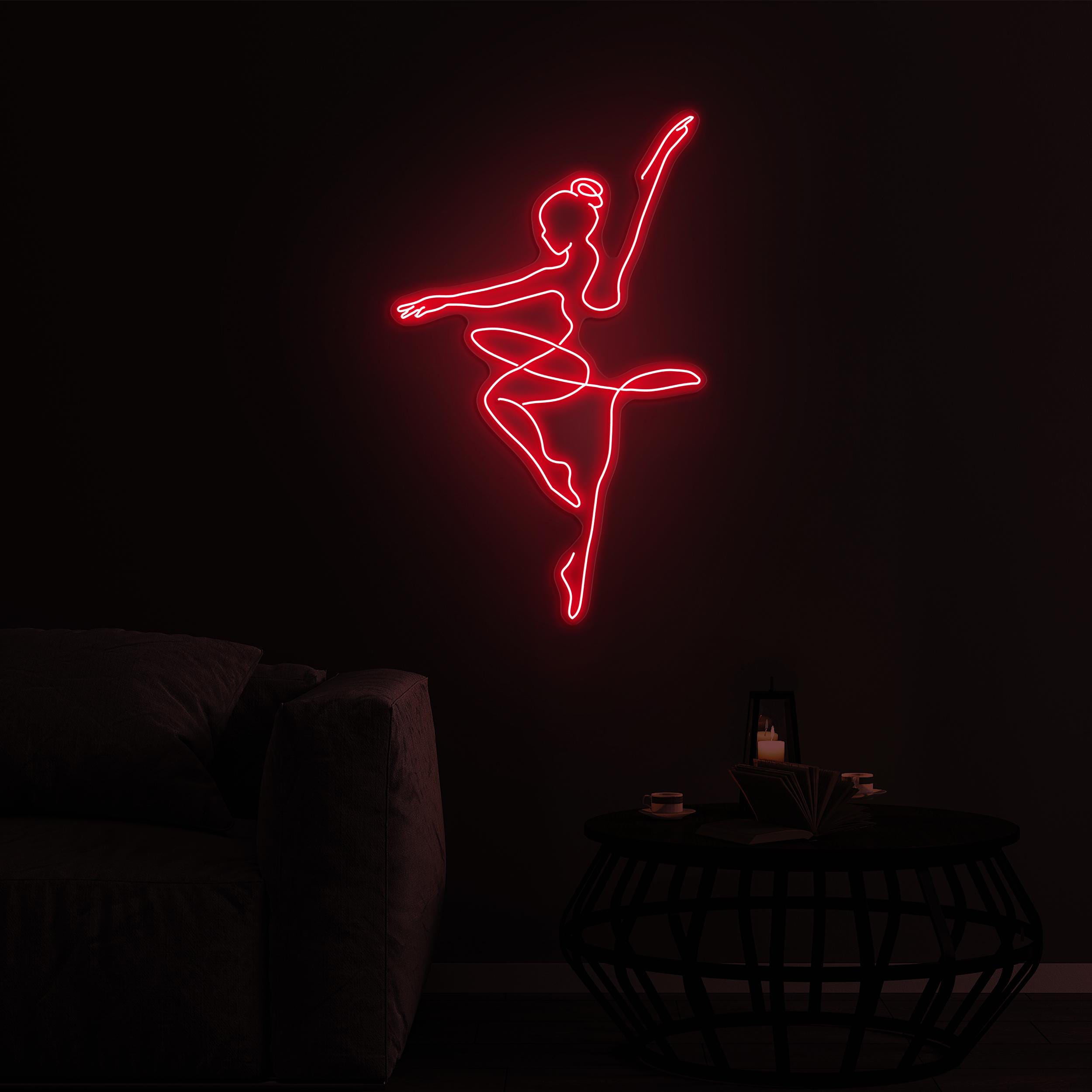 Girl Dance Neon Sign, Ballet Dance Girl Light, Girl Dance LED Art, Dance Studio Decor, Dancer Neon Sign, Home Wall Decor, Dance Lover Sign