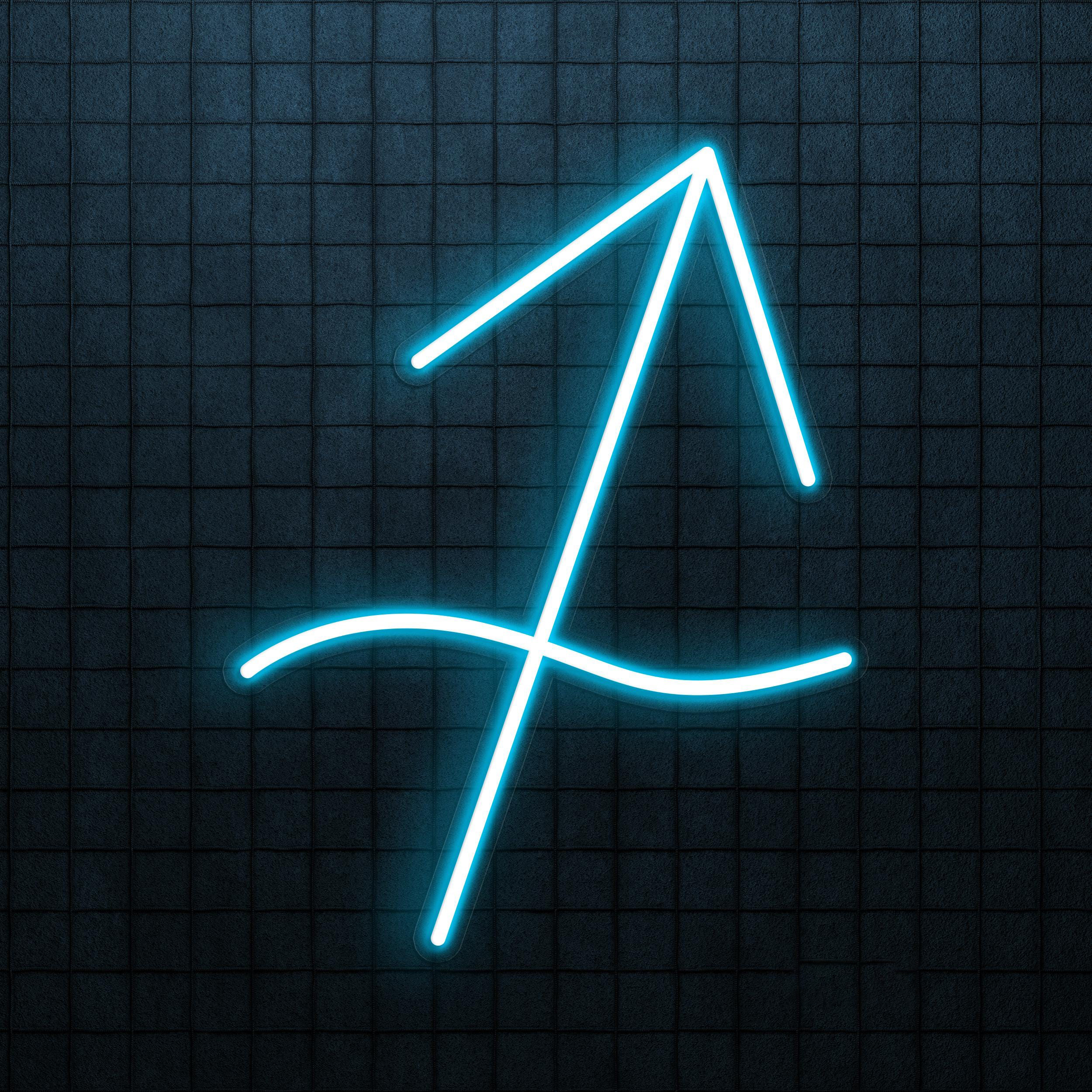 Sagittarius Neon Sign, Sagittarius LED Light, Home Wall Decor, Custom Sign, Elements of the Zodiac, Horoscope Sign for Home & Studio Decor