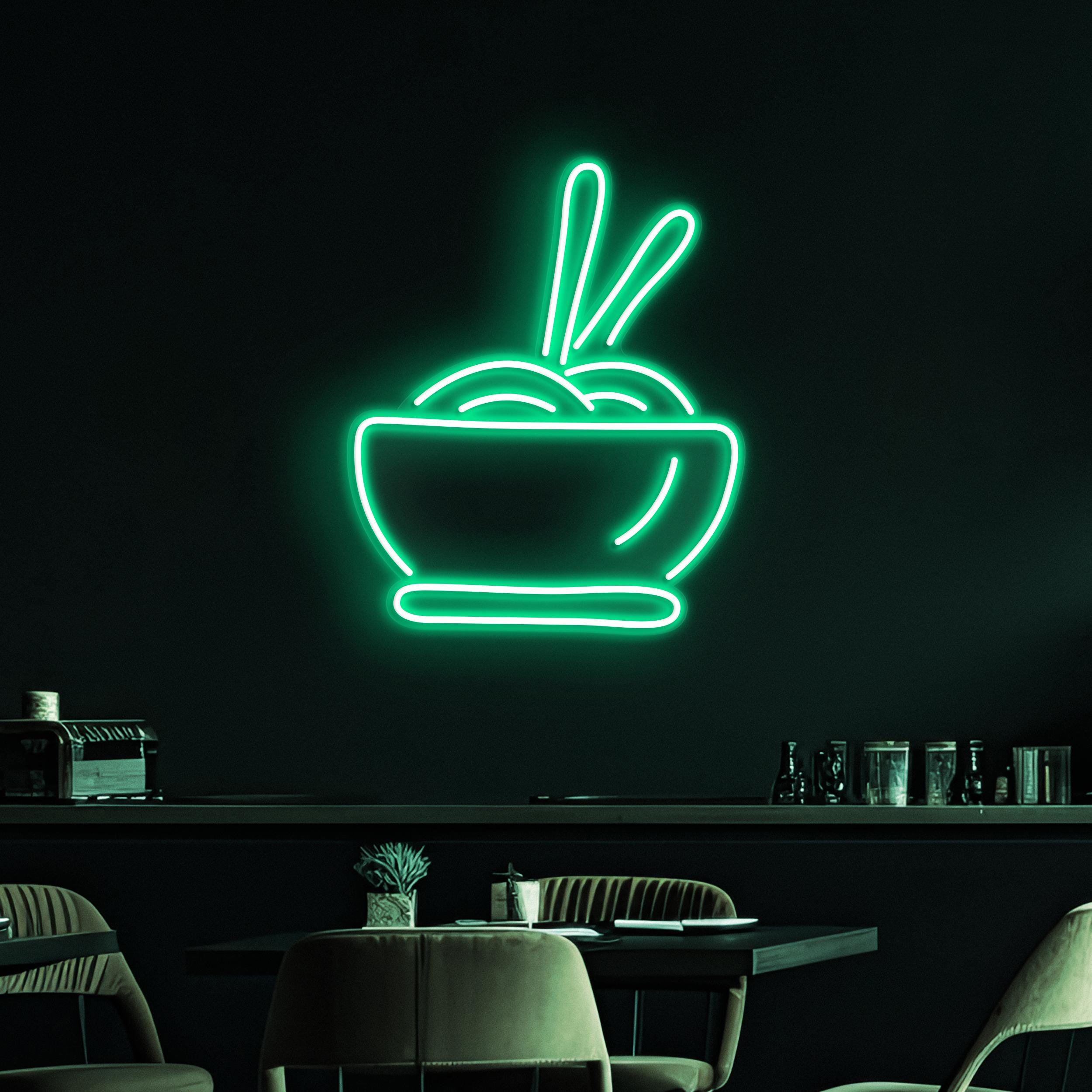 Noodles Neon Sign, Noodles LED Light, Ramen Wall Decor, Coffee Shop Neon Light, Kitchen Wall Art, Coffee Cup Neon Sign, Coffee Lover Art