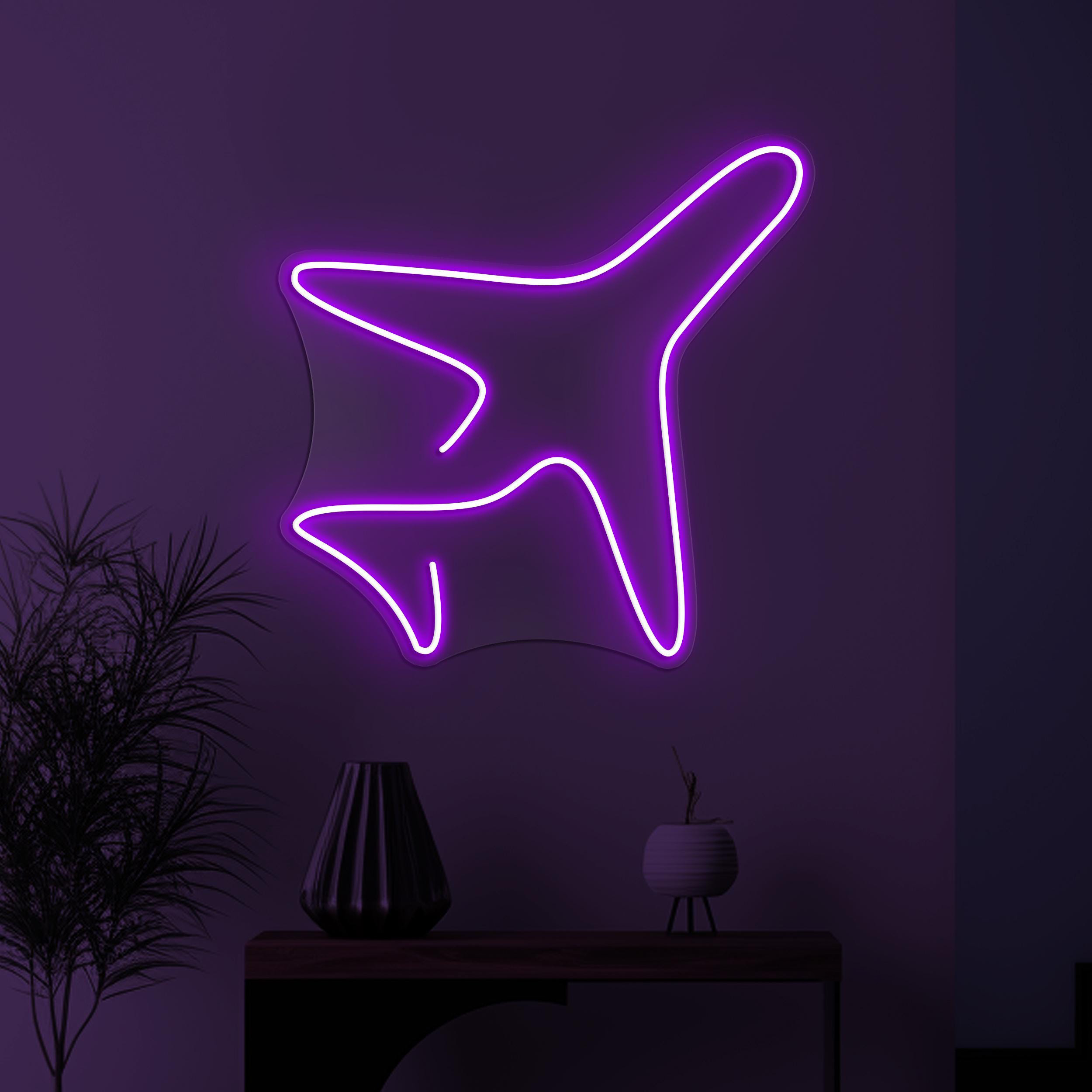 Airplane Neon Sign, Airplane LED Light, Airplane Wall Art, Kids Room Wall Decor, Travel Agency Neon Light, Game Room Decor, Travel Neon Sign