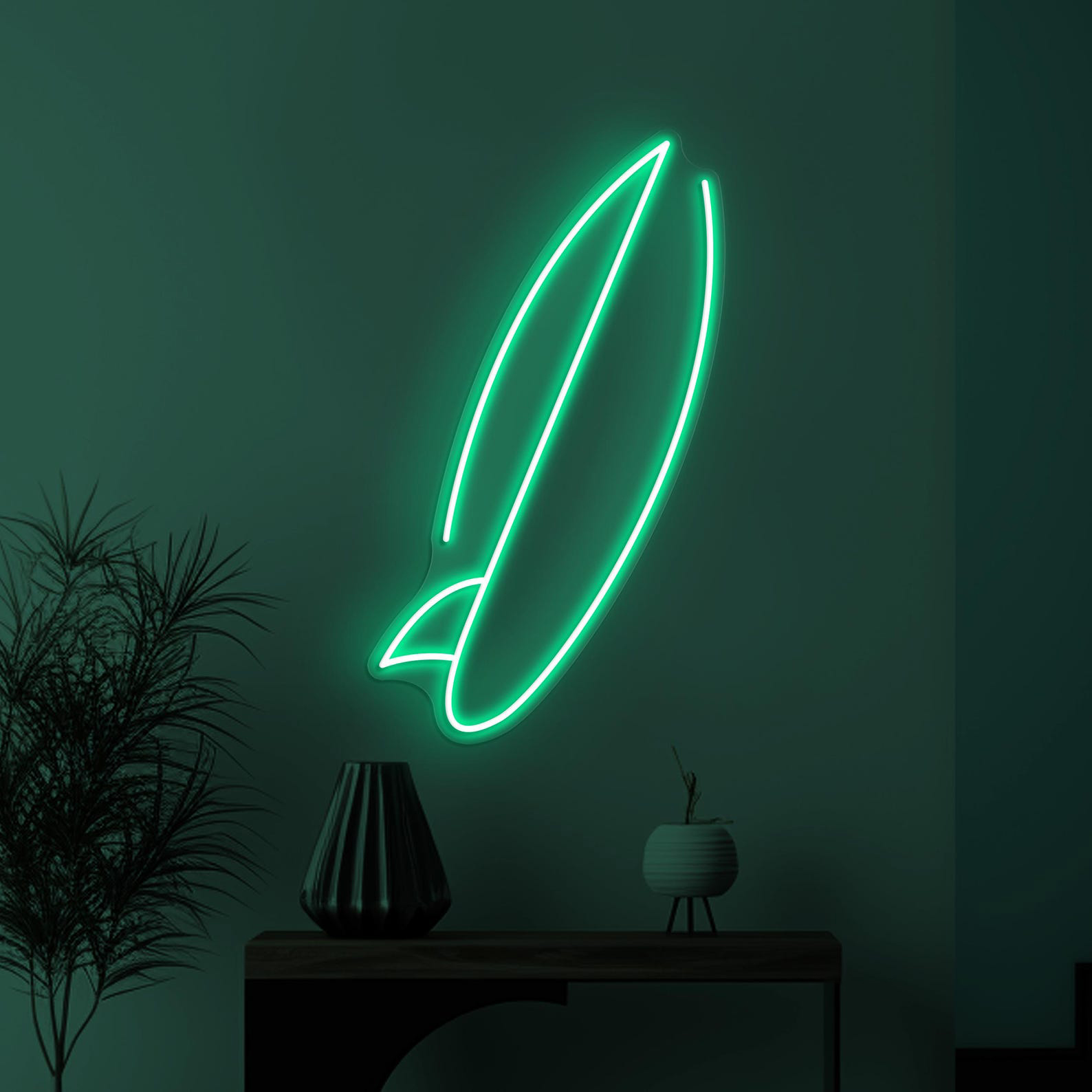 Surfboard Neon Sign, Surfboard LED Light, Summer Vibes Neon Art, Beach Wall Decor, Beach Party Neon Light, Sea Surfboard Sign, Ocean Lover